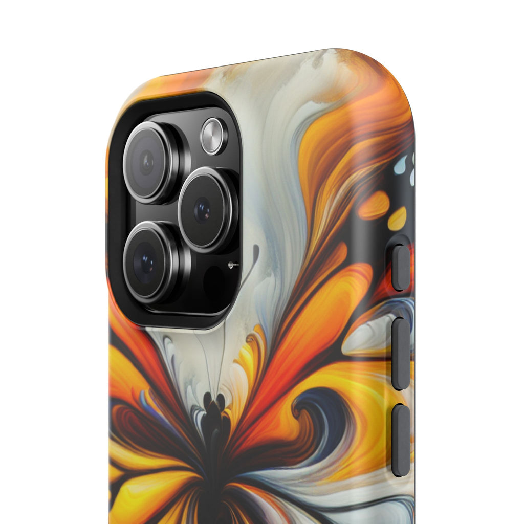 Colorful Butterfly Impact Resistant Phone Case, Artistic, Nature-Inspired Gift