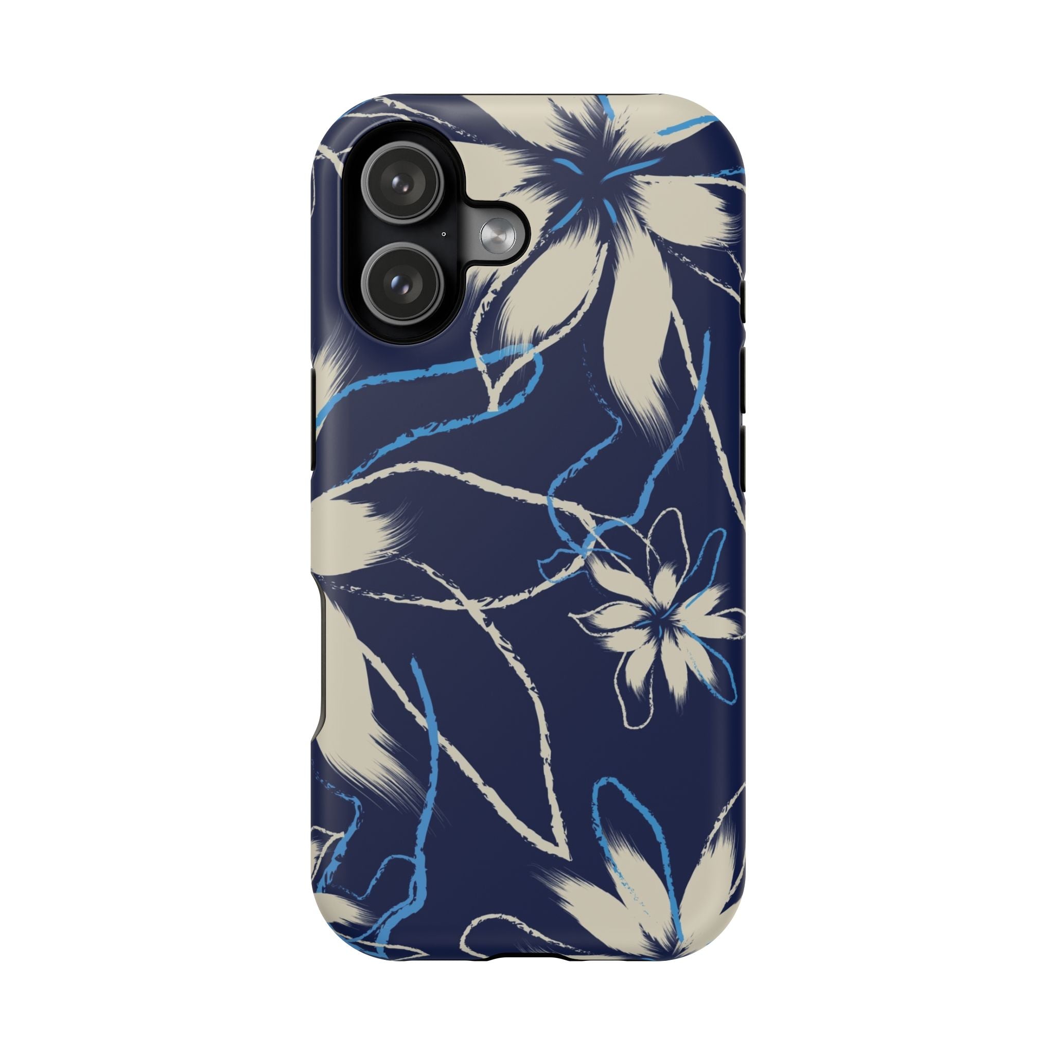 Floral Impact-Resistant Phone Case, Durable