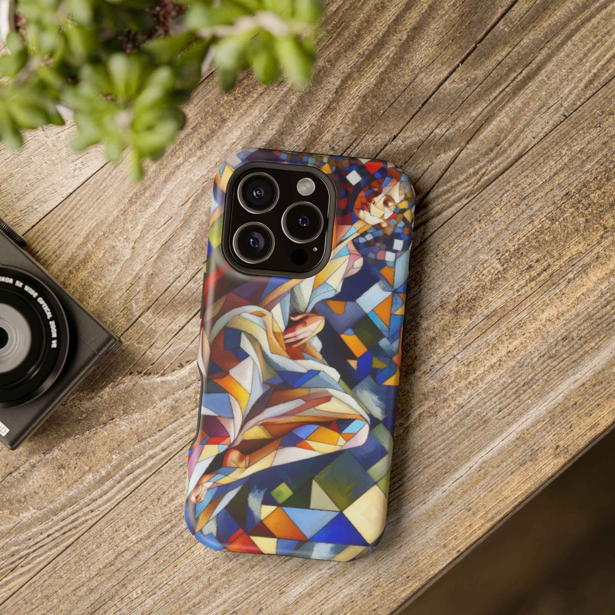 Impact Resistant Phone Case - Beautiful Woman Abstract Design