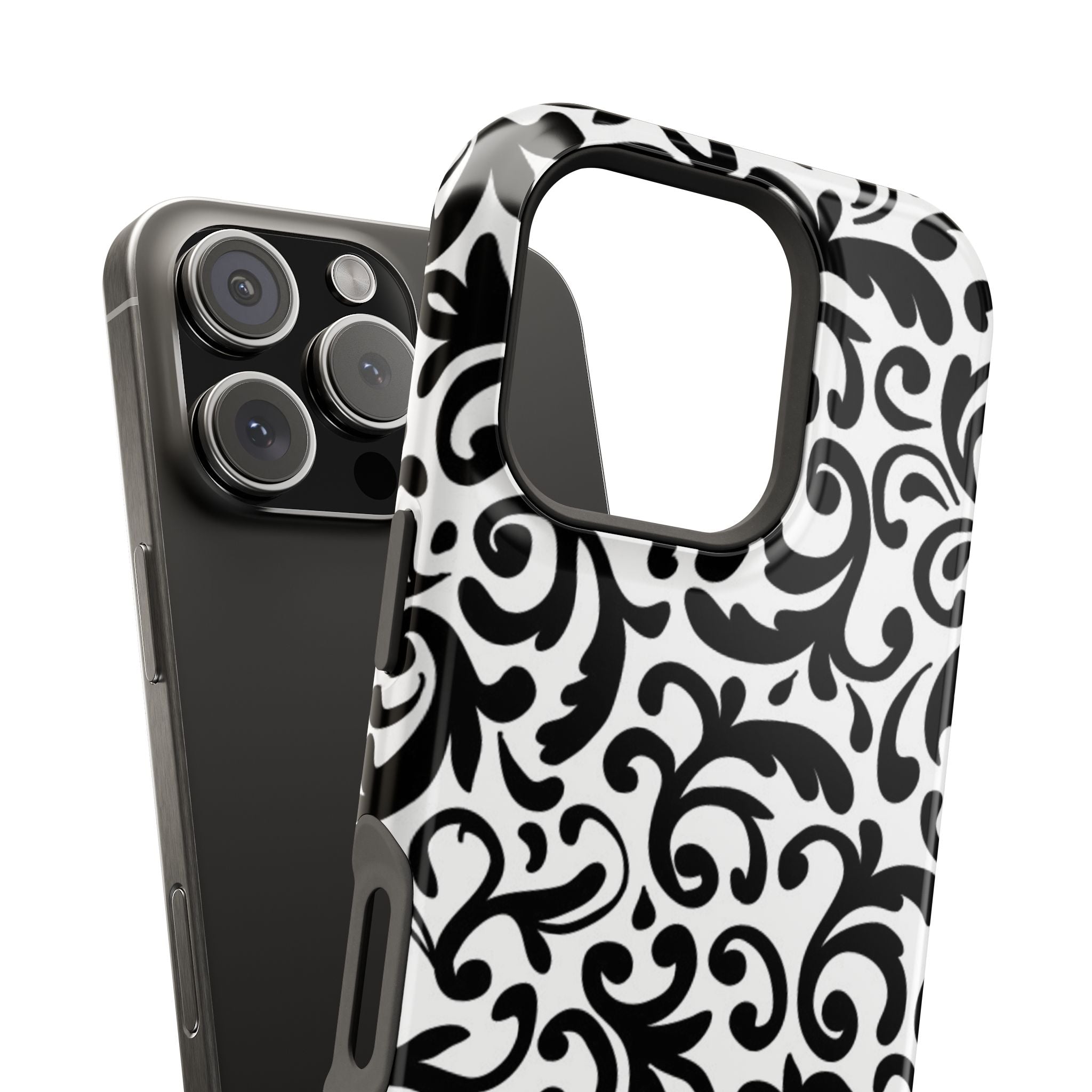 Stylish Black & White Design Phone Case