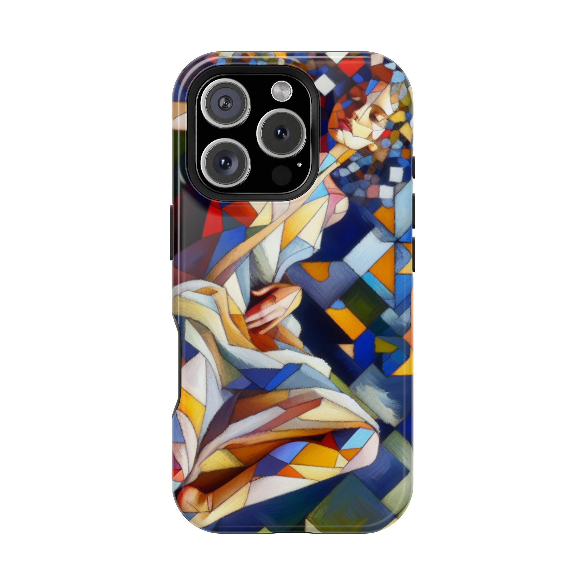 Impact Resistant Phone Case - Beautiful Woman Abstract Design Samsung
