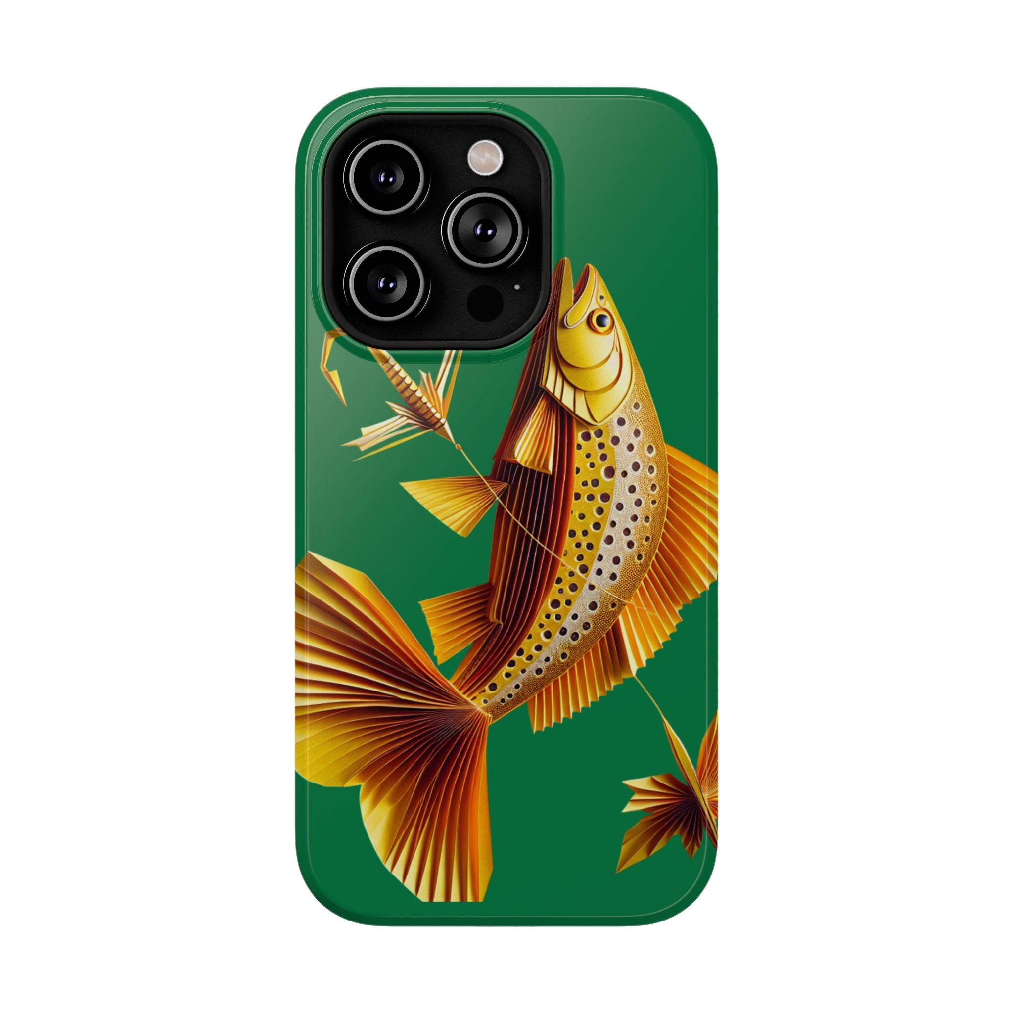 Impact Resistant Phone Case,  Lucky Charm Fish, Outdoor Enthusiast Gift