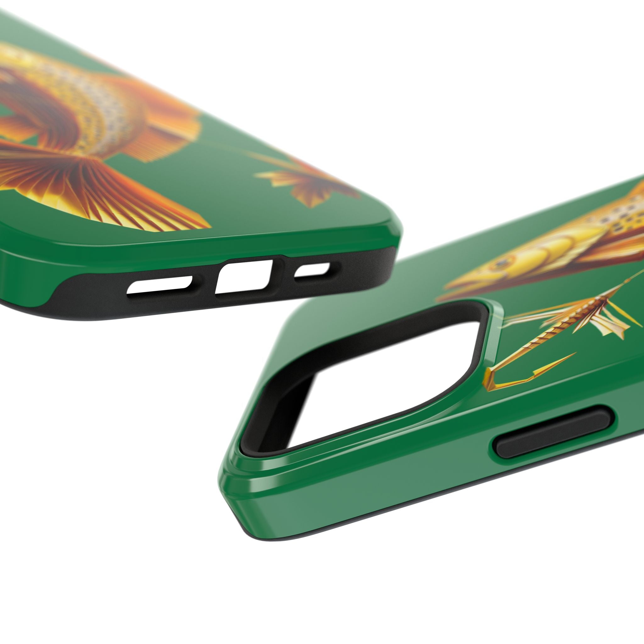 Impact Resistant Phone Case,  Lucky Charm Fish, Outdoor Enthusiast Gift