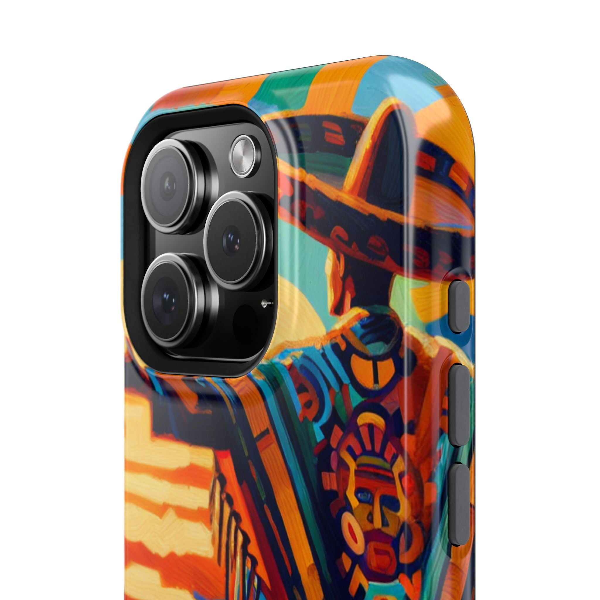 Impact Resistant Phone Case Sombrero Man Art