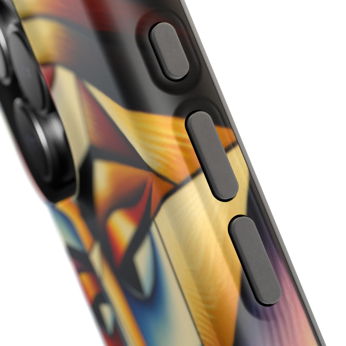 Abstract Cubist Face Phone Case — Impact‑Resistant Artistic iPhone Cover