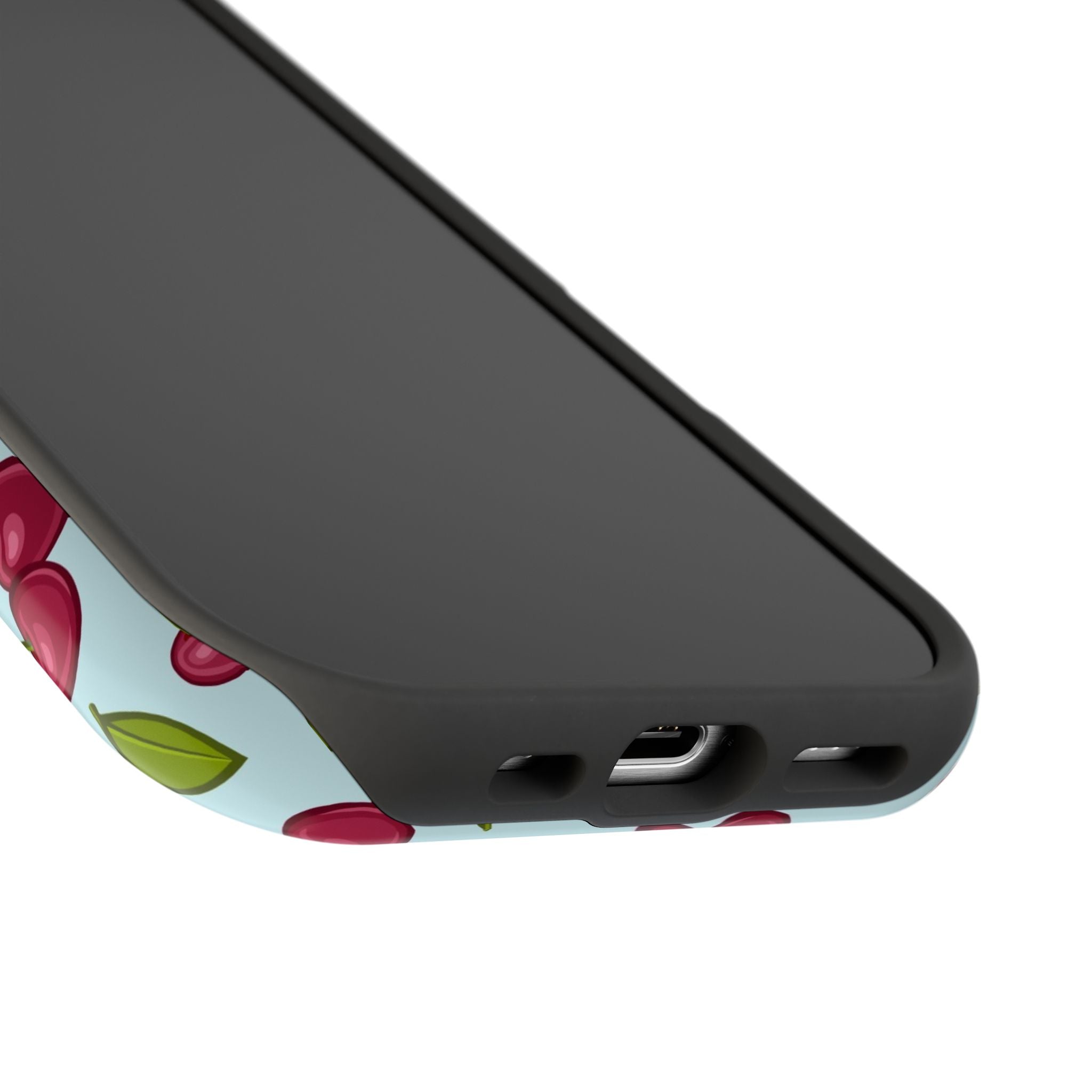 Cherry Pattern Phone Case, Cute Cherry