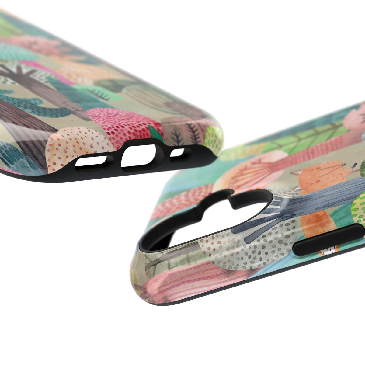 Whimsical Forest Fox Impact Phone Case