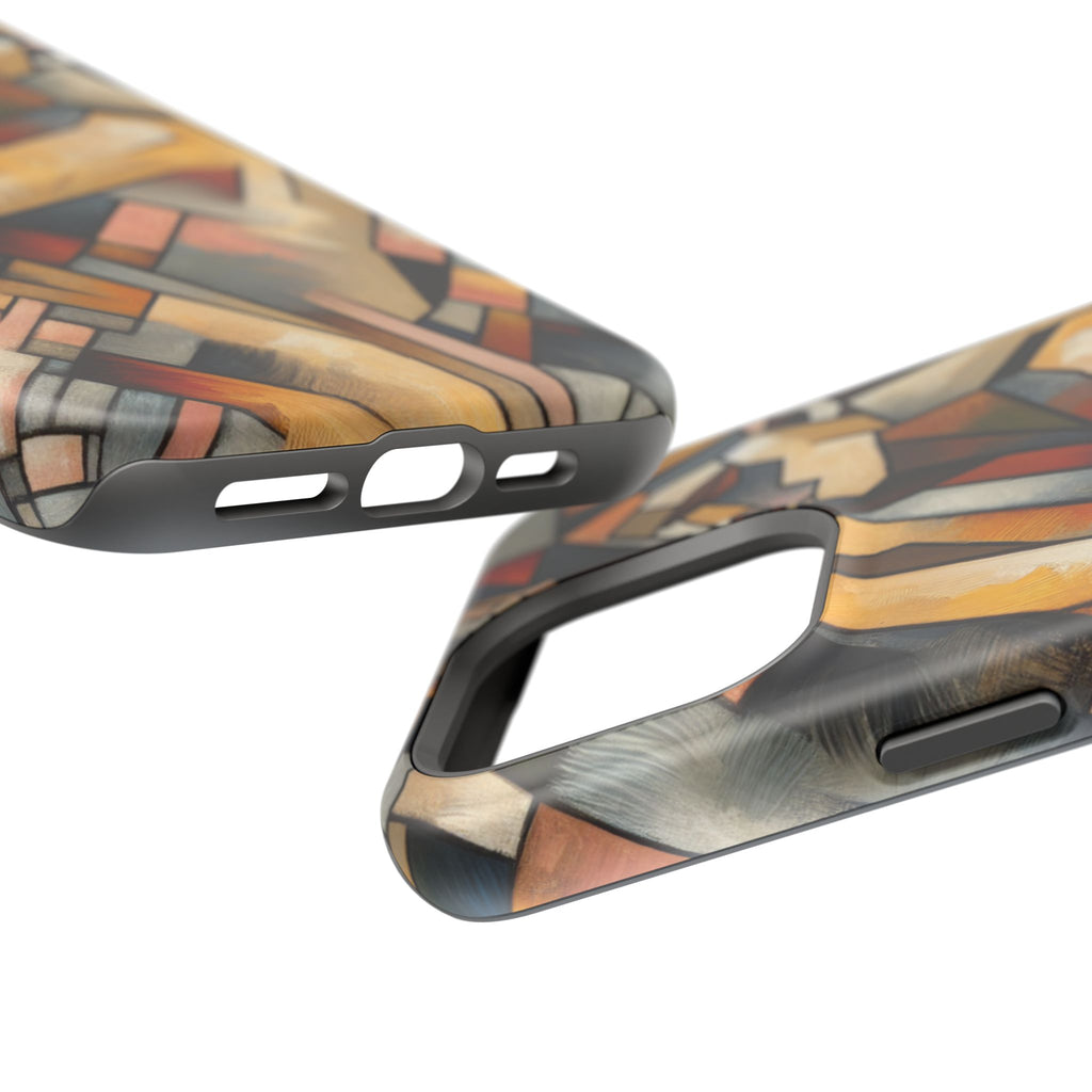 Impact Resistant Phone Case - Woman Abstract Design
