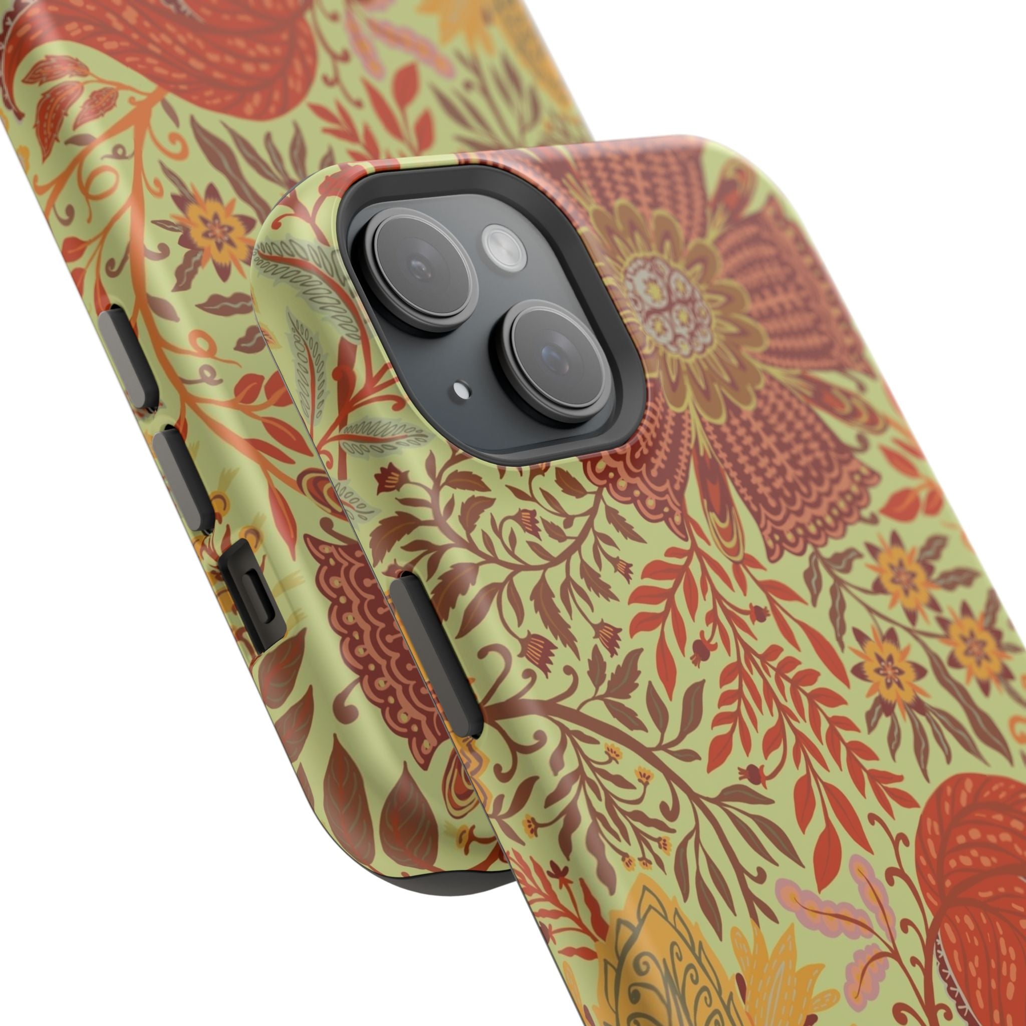 Floral Paisley Magnetic Impact-Resistant Phone Case