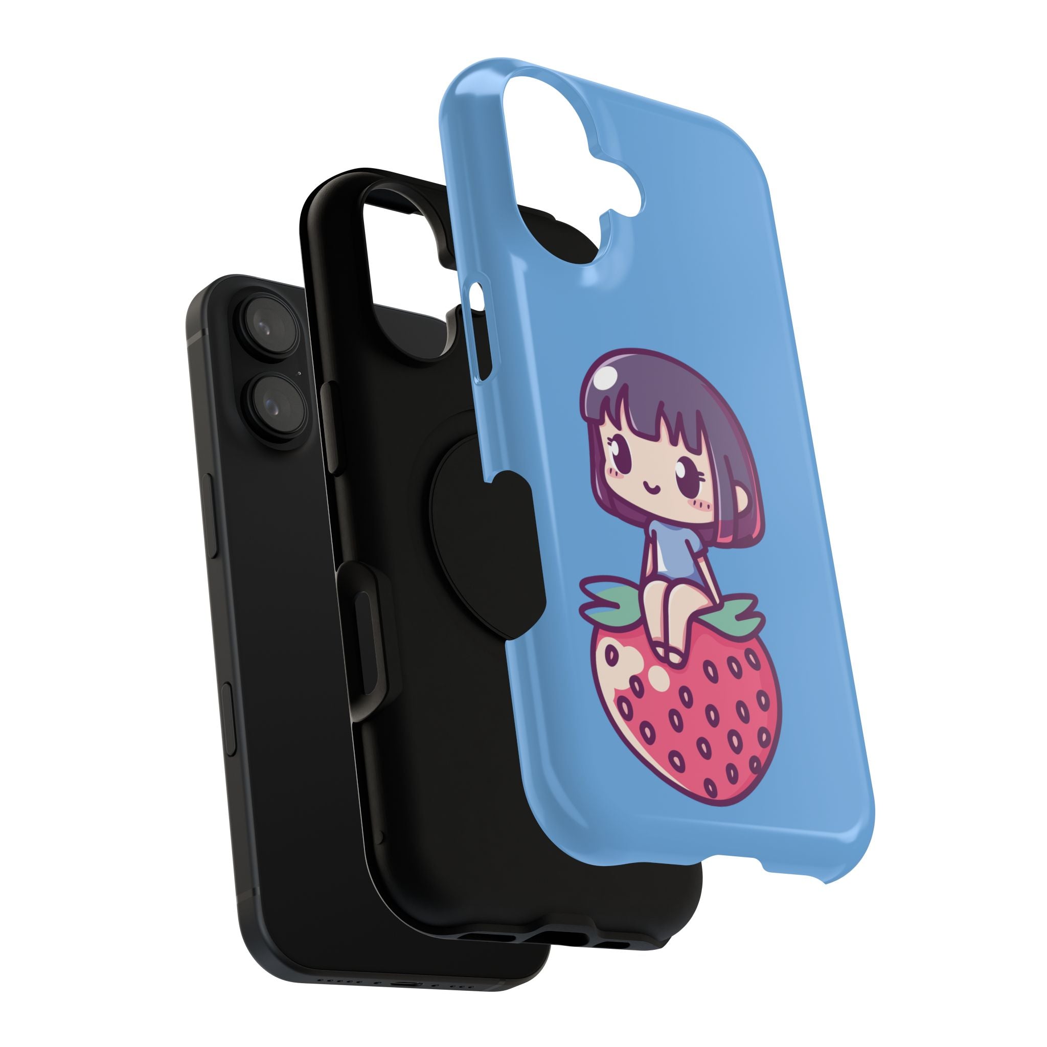 Cute Strawberry Impact Resistant Phone Case