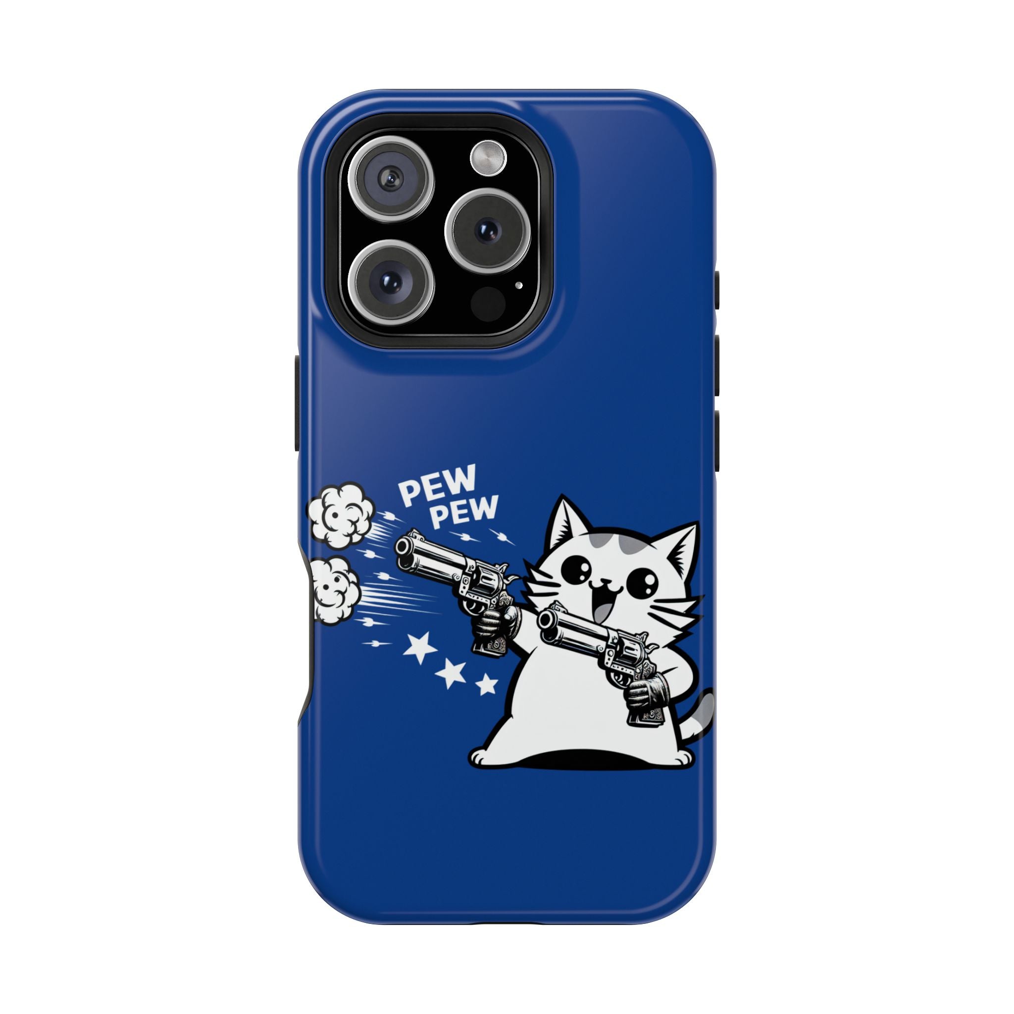 Kitty Pew Pew Impact Resistant Phone Case