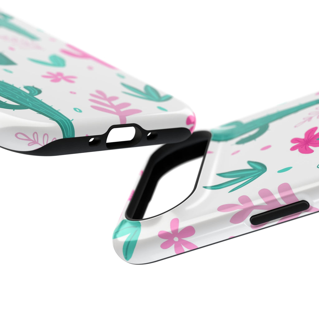 Cactus Pattern Impact Resistant Phone Case