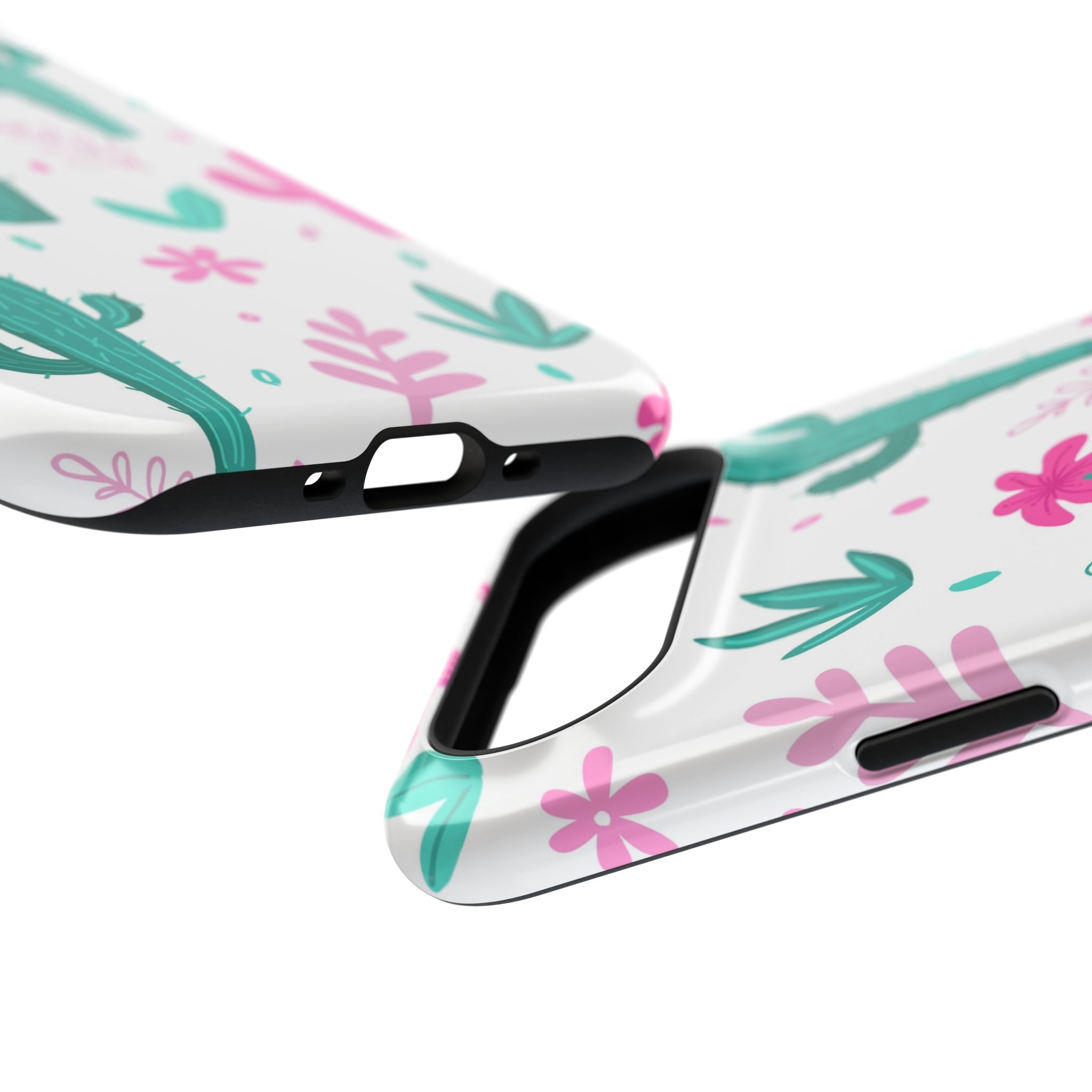 Cactus Pattern Impact Resistant Phone Case