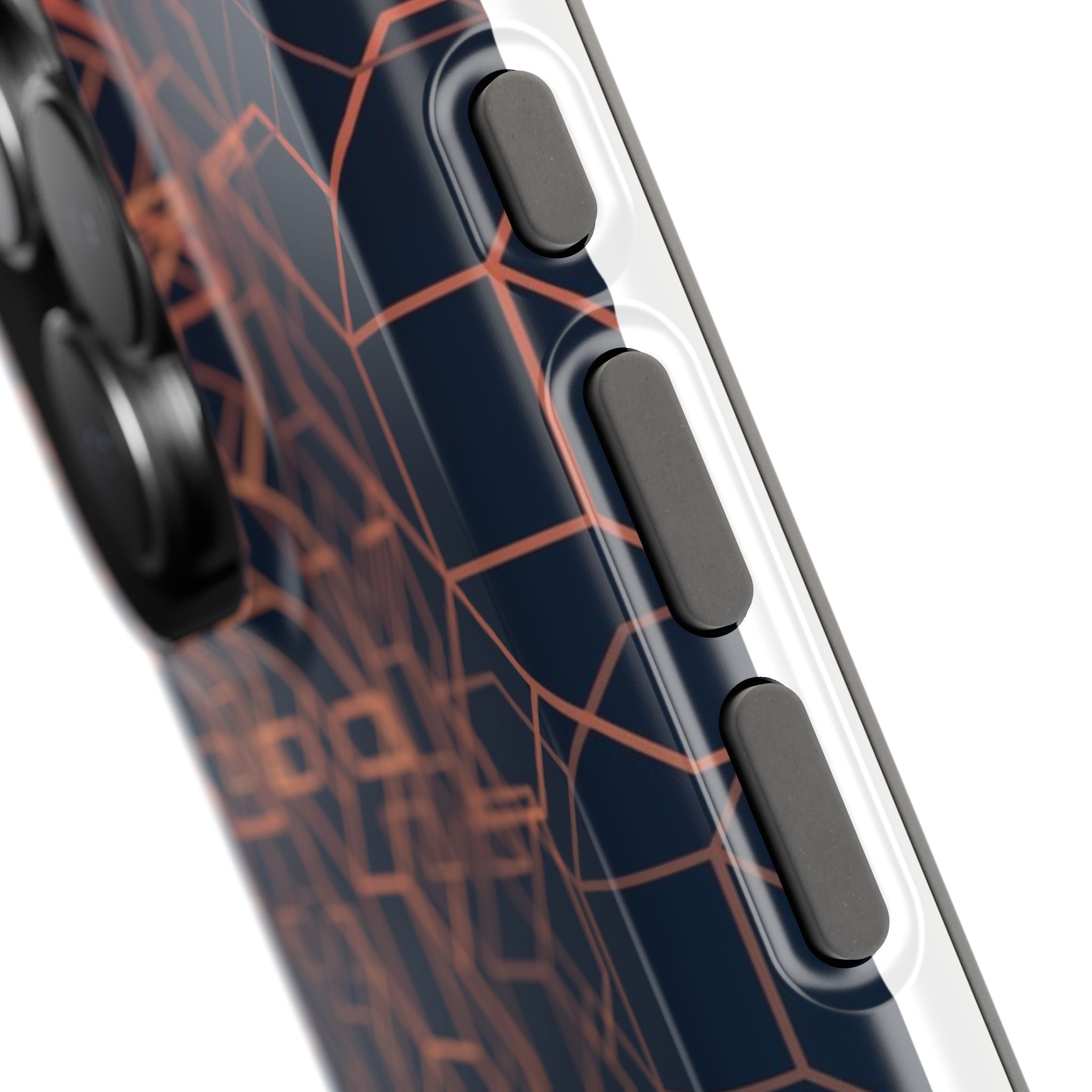 Geometric Pattern Phone Case, Durable Impact-Resistant
