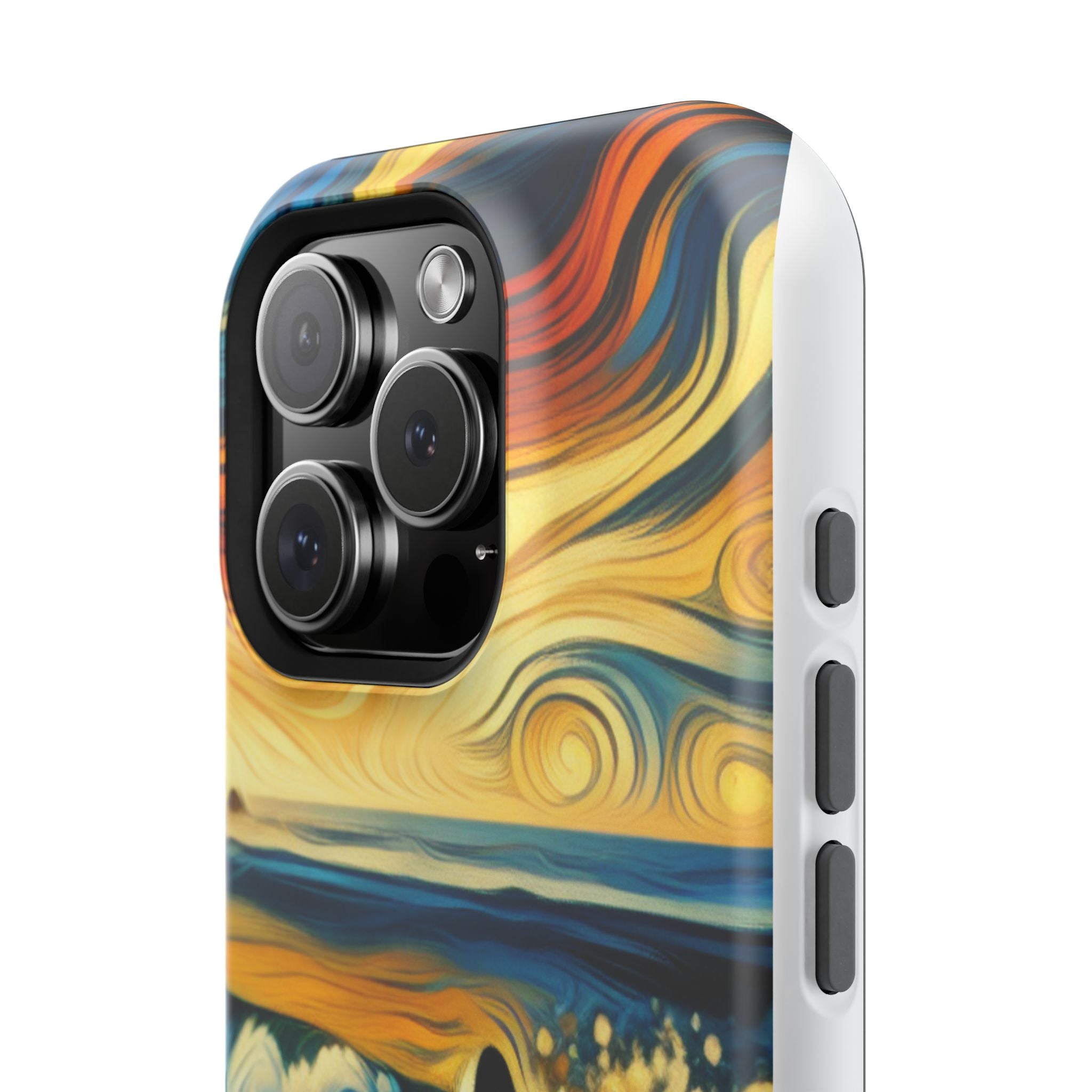 Impact Resistant Phone Case - Surfing Ocean Waves Design, Coastal Decor Gift
