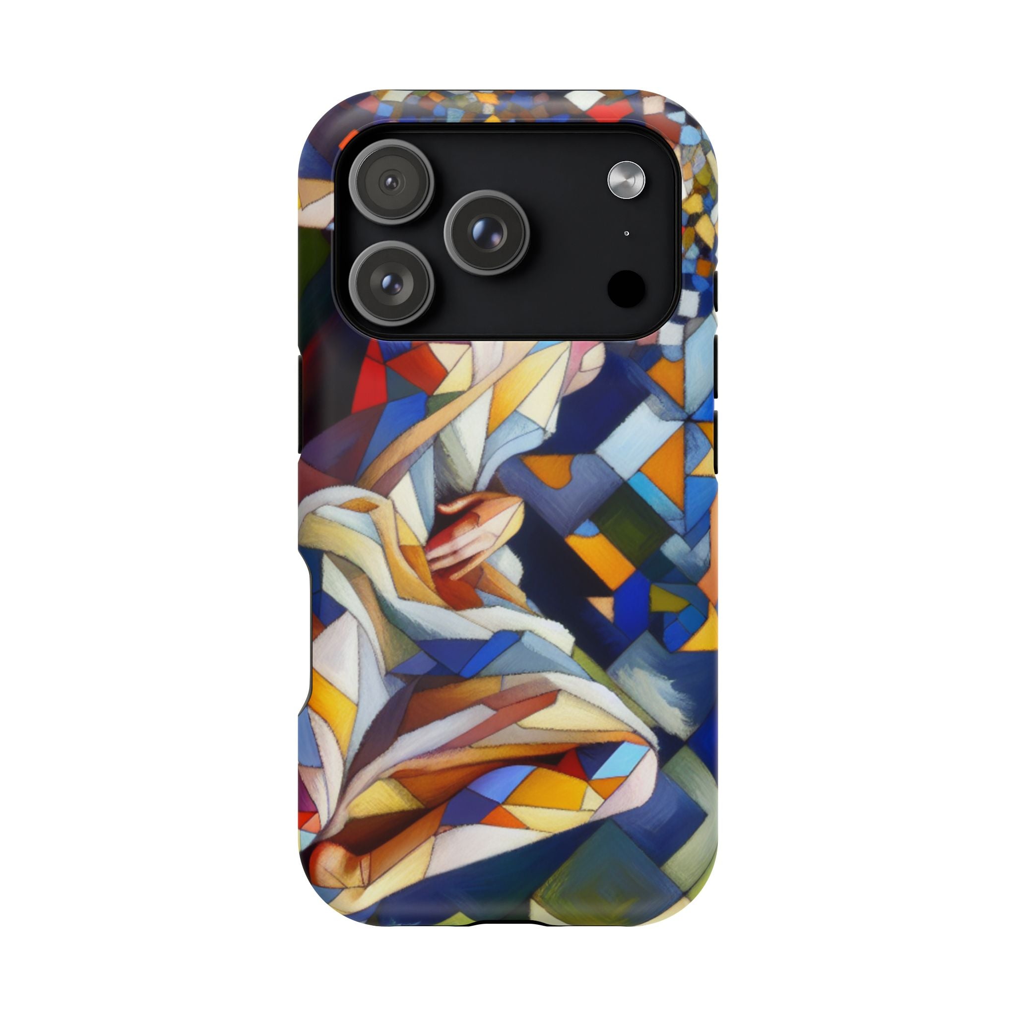 Impact Resistant Phone Case - Beautiful Woman Abstract Design Samsung
