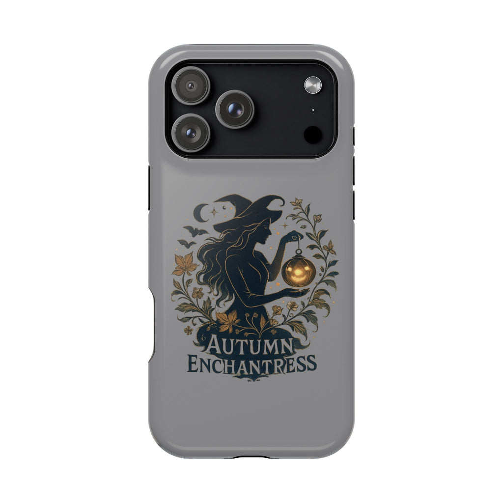 Autumn Enchantress Phone Case — Impact-Resistant Halloween Witch Design