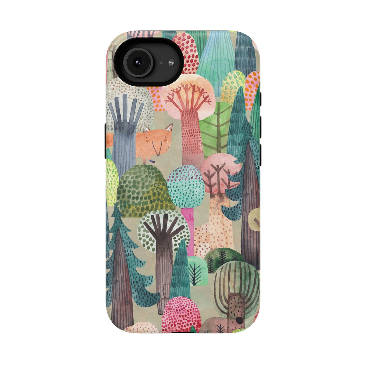 Whimsical Forest Fox Impact Phone Case