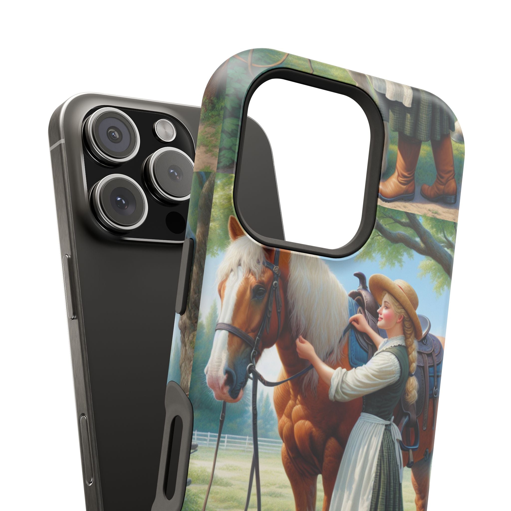 Classic Horse Care Impact Resistant Phone Case