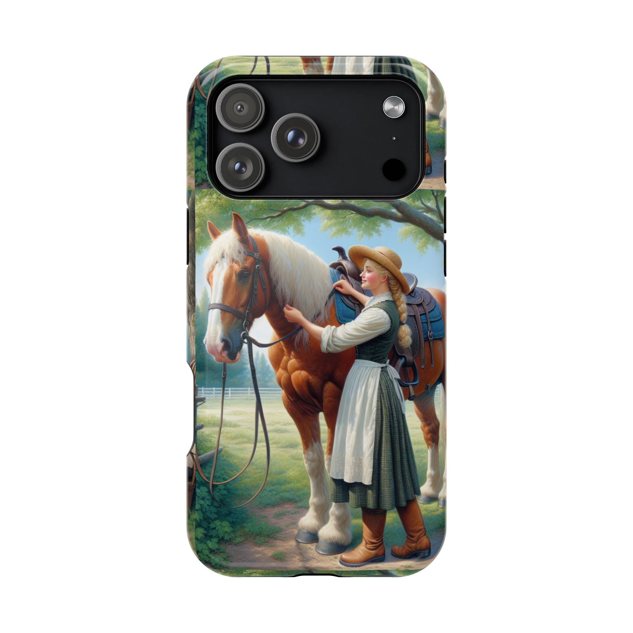 Classic Horse Care Impact Resistant Phone Case