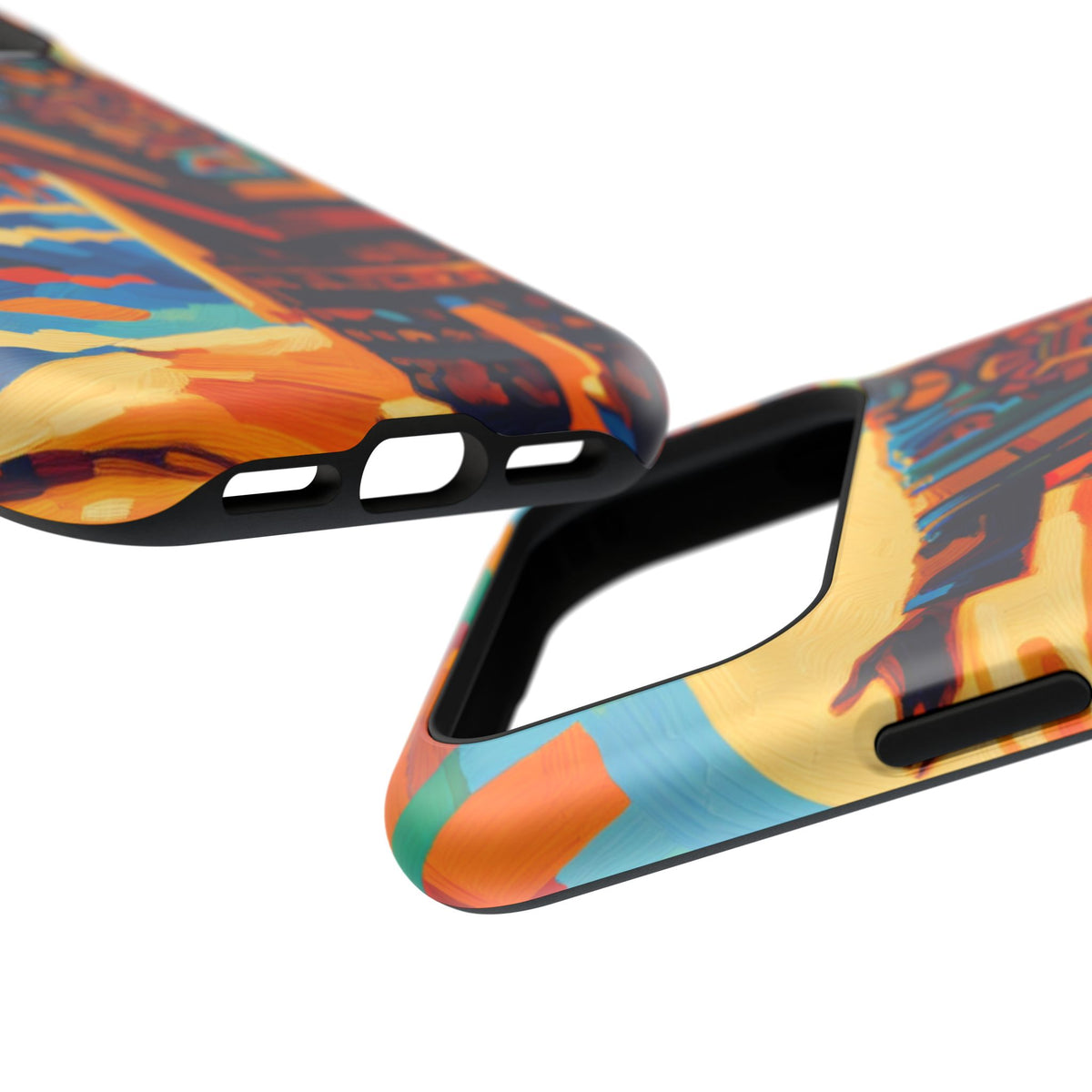 Aztec Sunset Phone Case — Impact‑Resistant Protective Cover