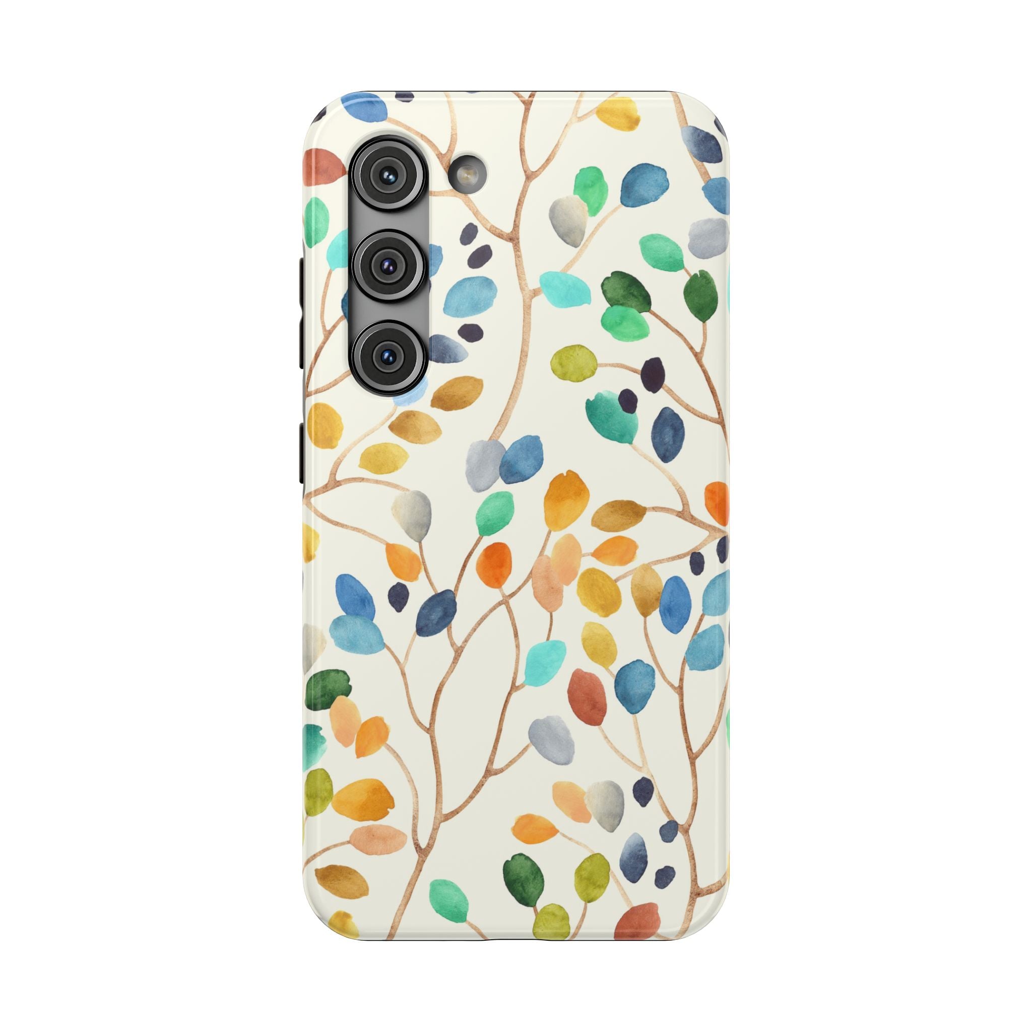Vibrant Floral Phone Cases Impact-Resistant