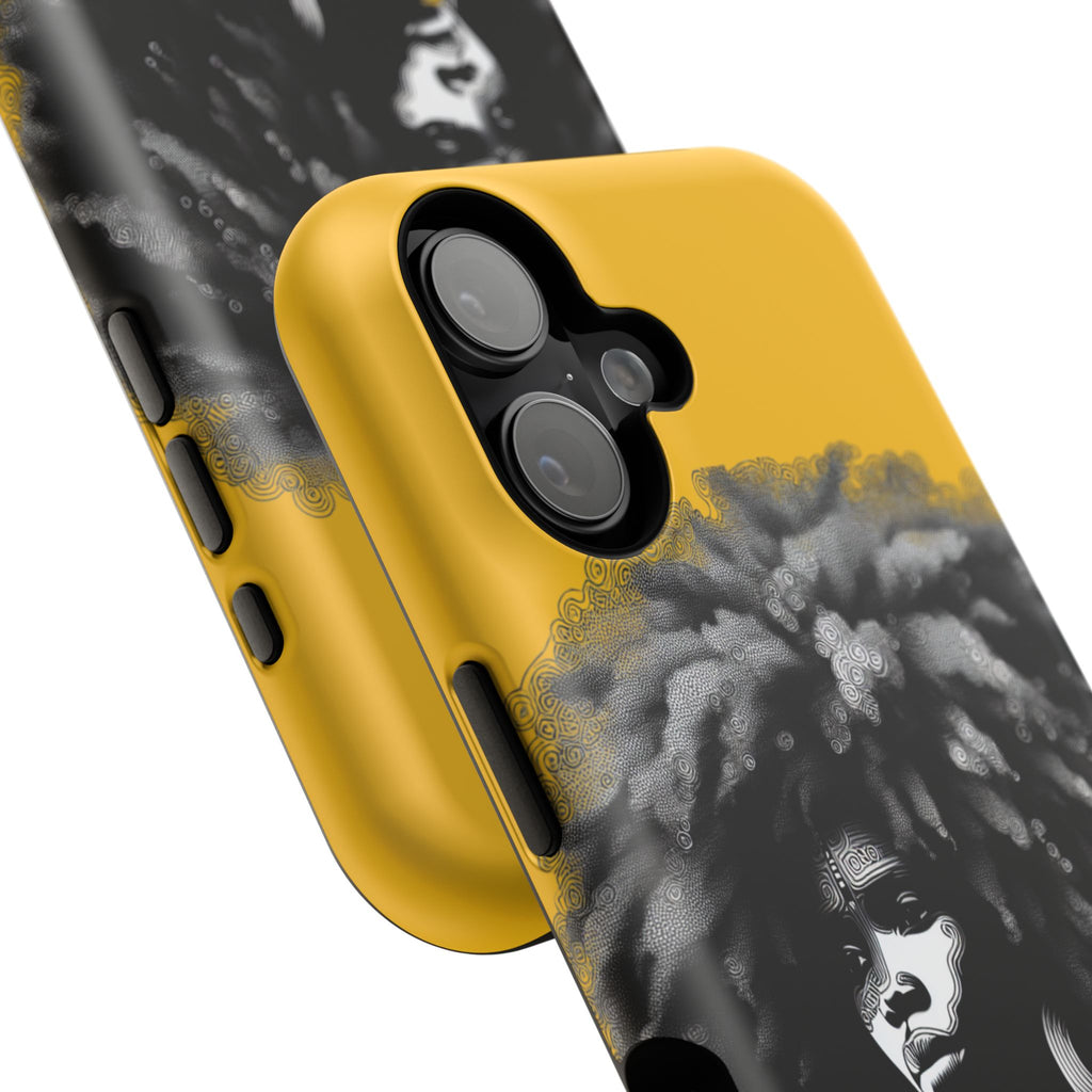 Bold African Art Impact Resistant  Phone Case