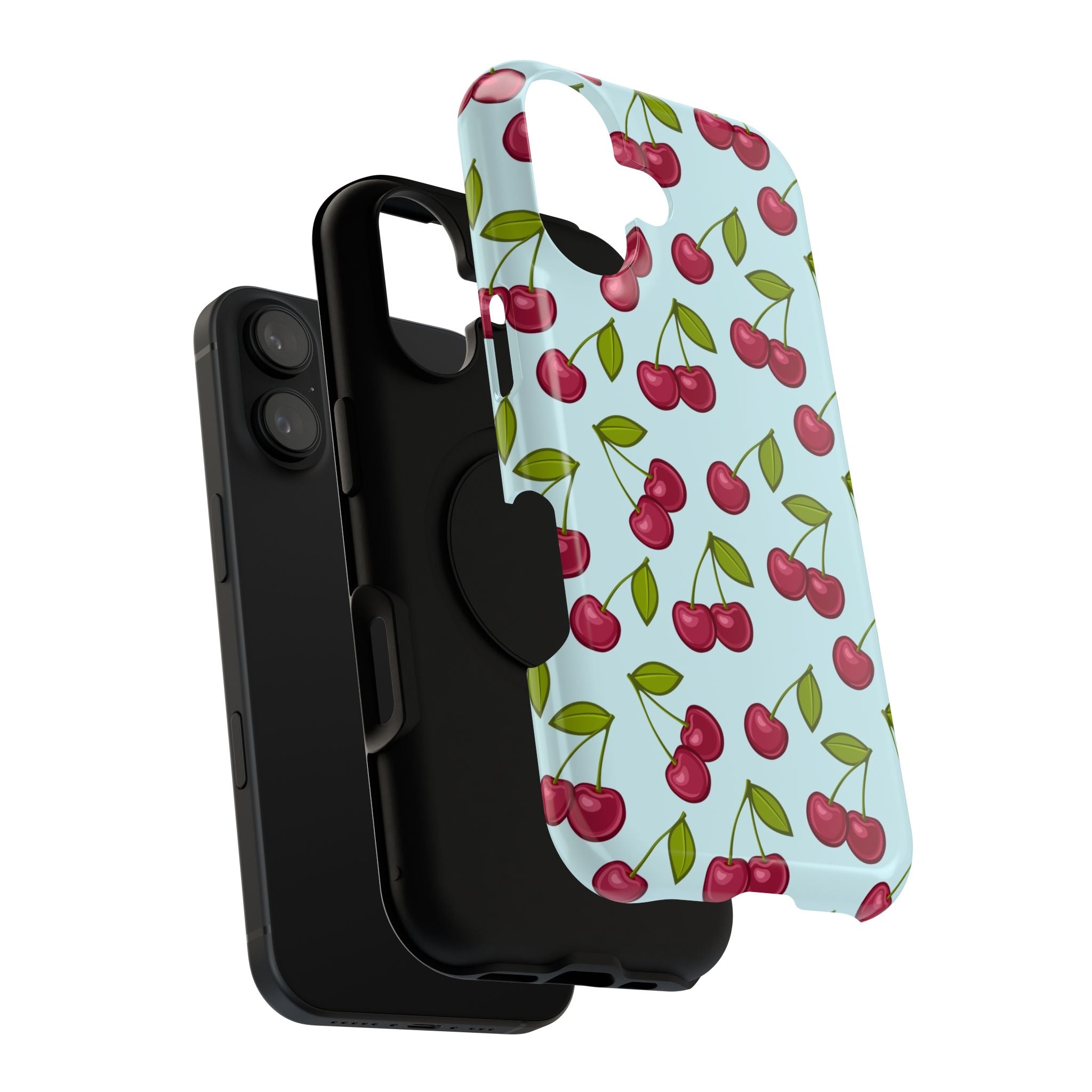 Cherry Pattern Phone Case, Cute Cherry