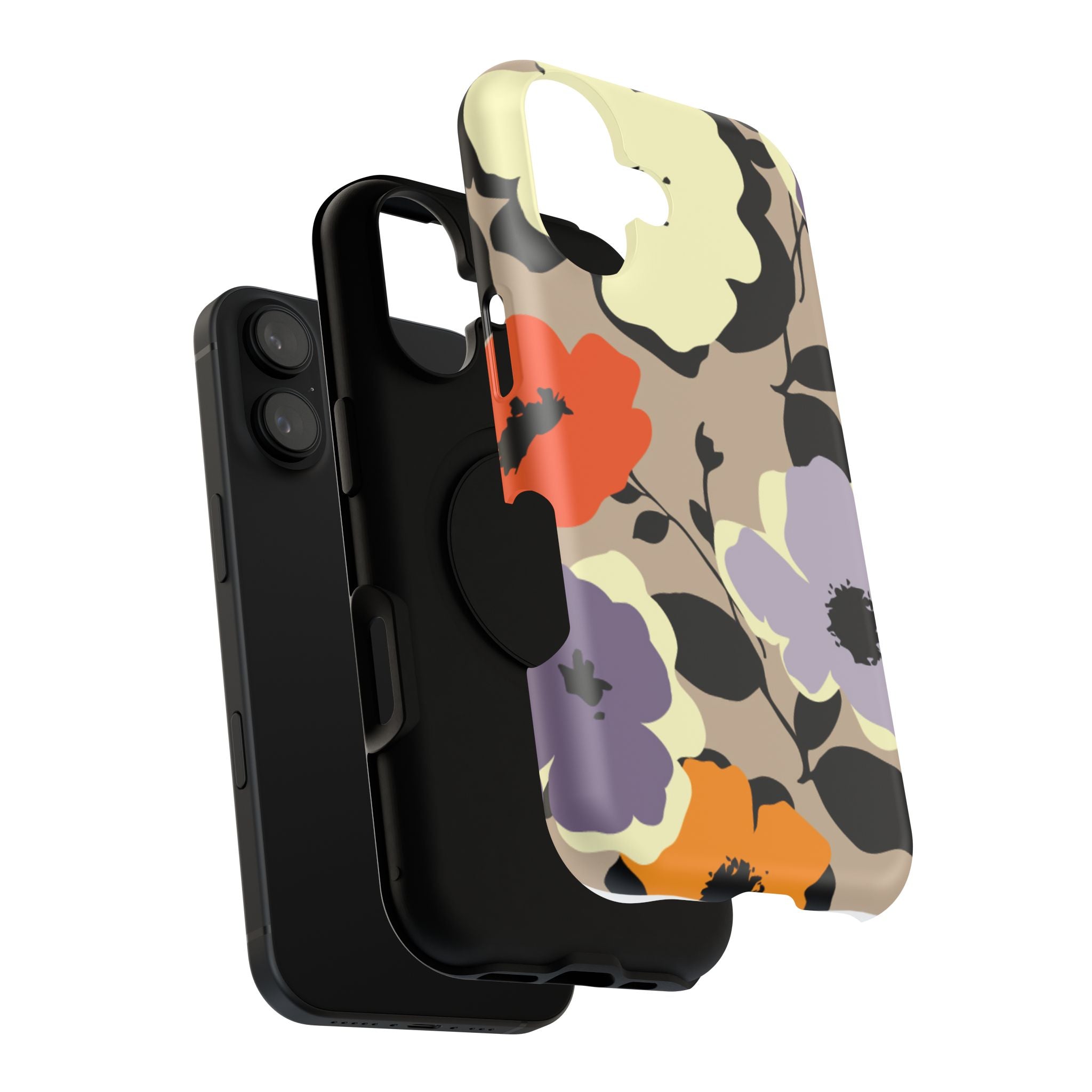 Floral Impact-Resistant Phone Case