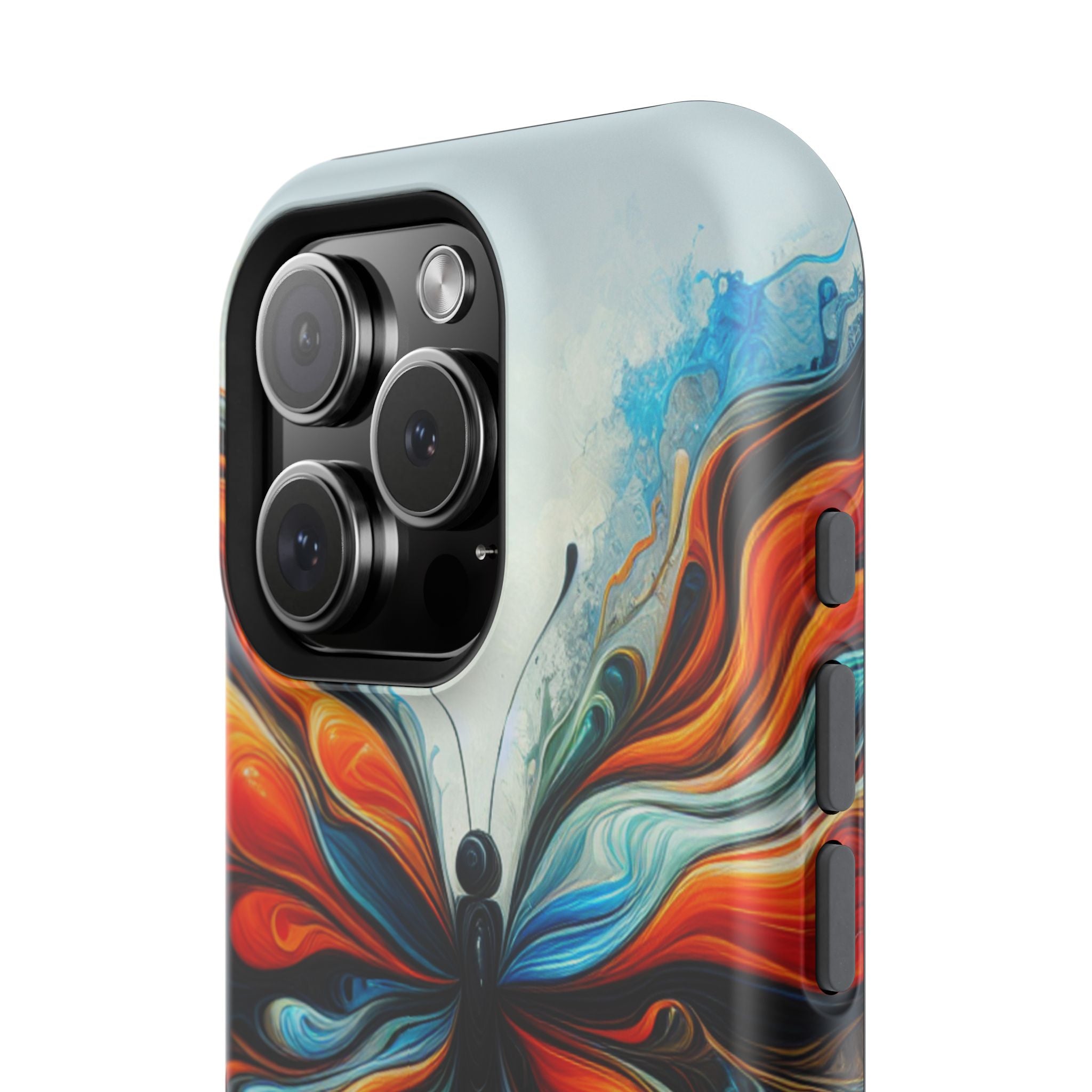 Vibrant Butterfly Impact Resistant Phone Case Unique Gift for Nature Lovers