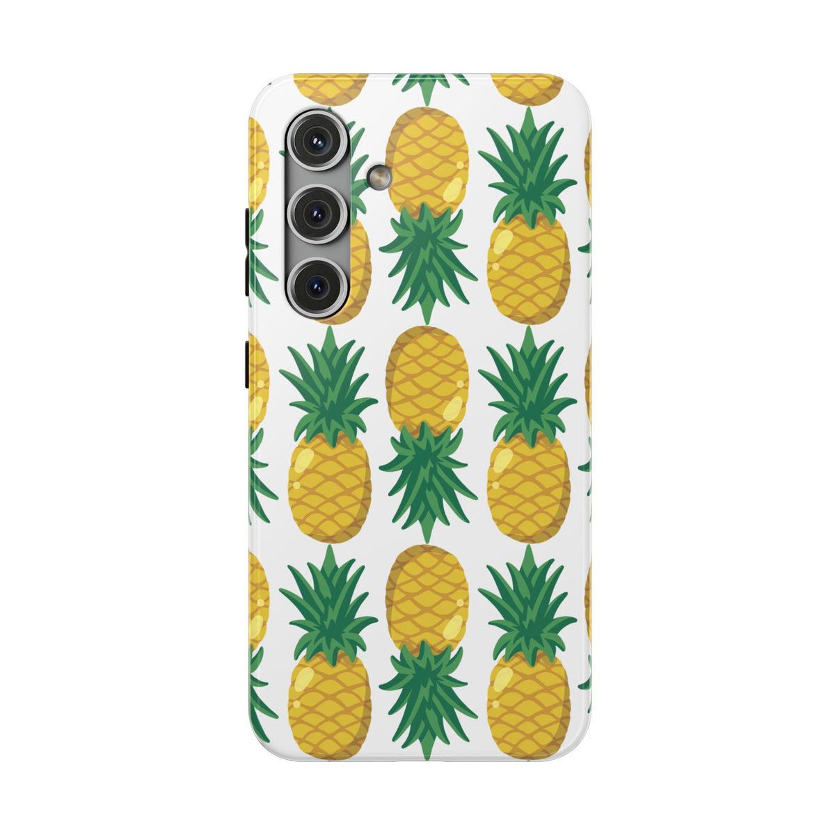 Pineapple Print Phone Case - Impact-Resistant