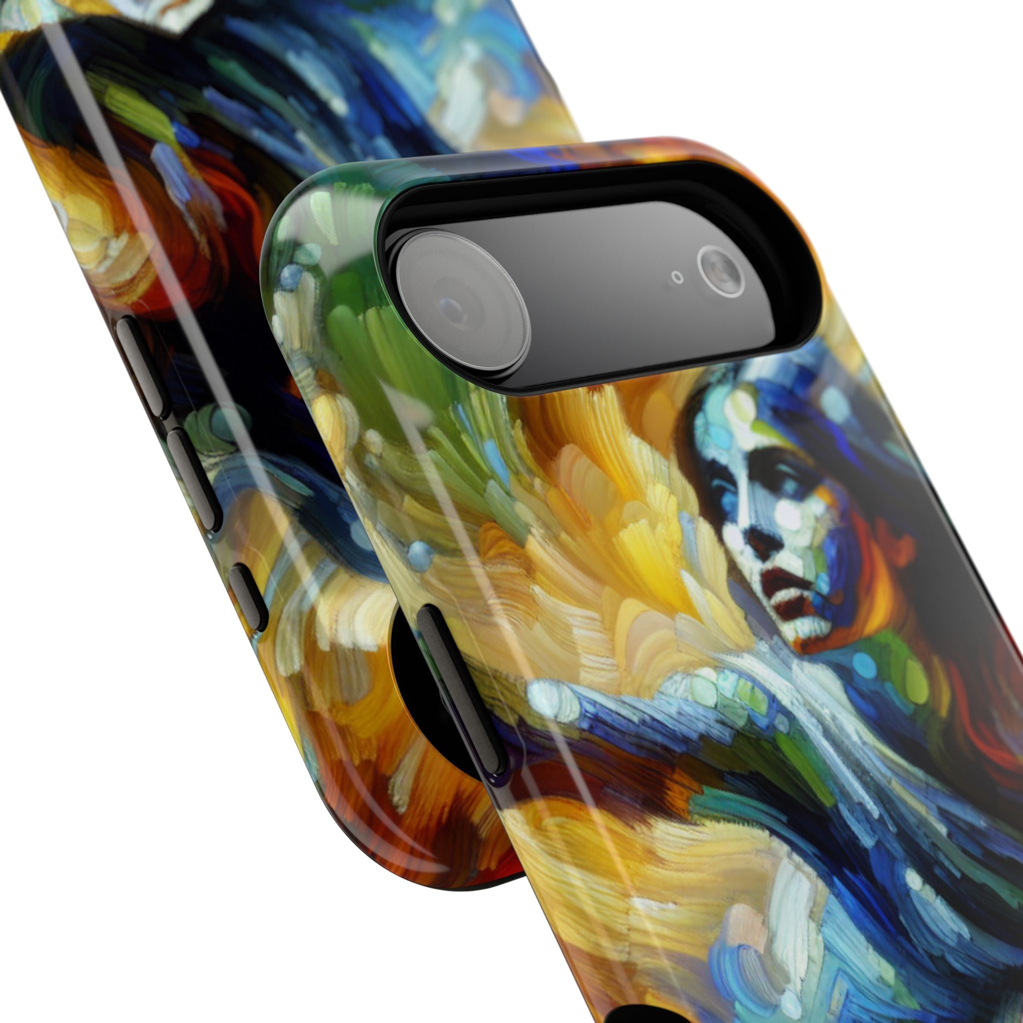 Abstract Woman Impact Resistant Phone Tough Case