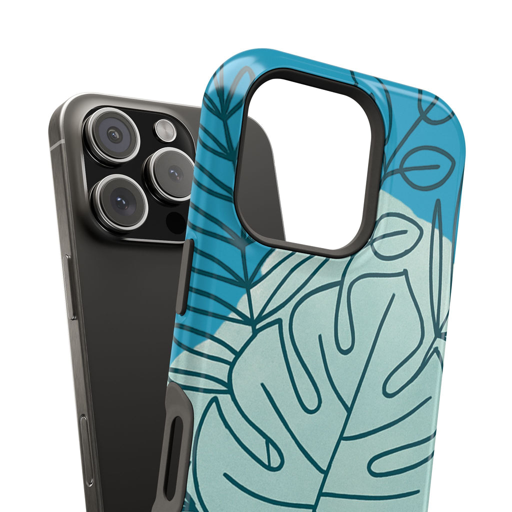 Tropical Floral Phone Case, Impact-Resistant