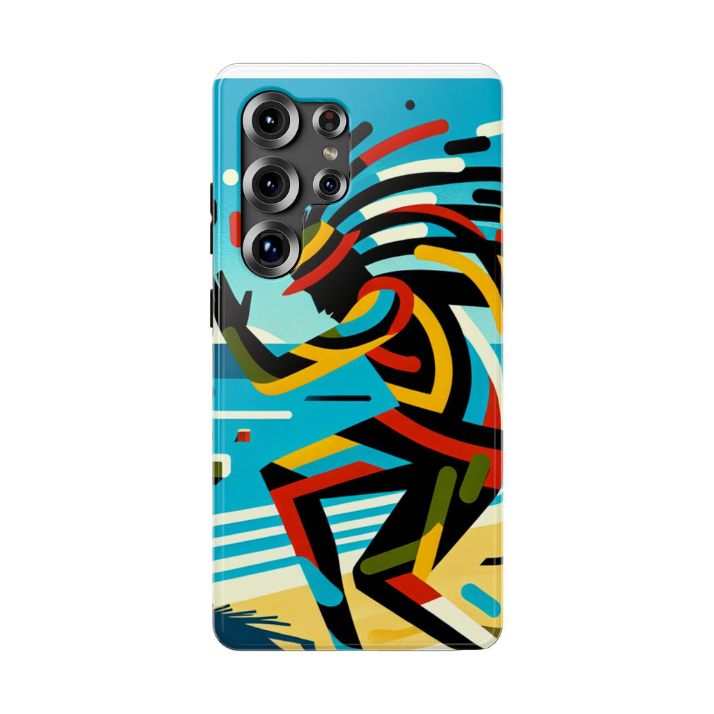 Vibrant Tribal Runner Impact Resistant Phone Case