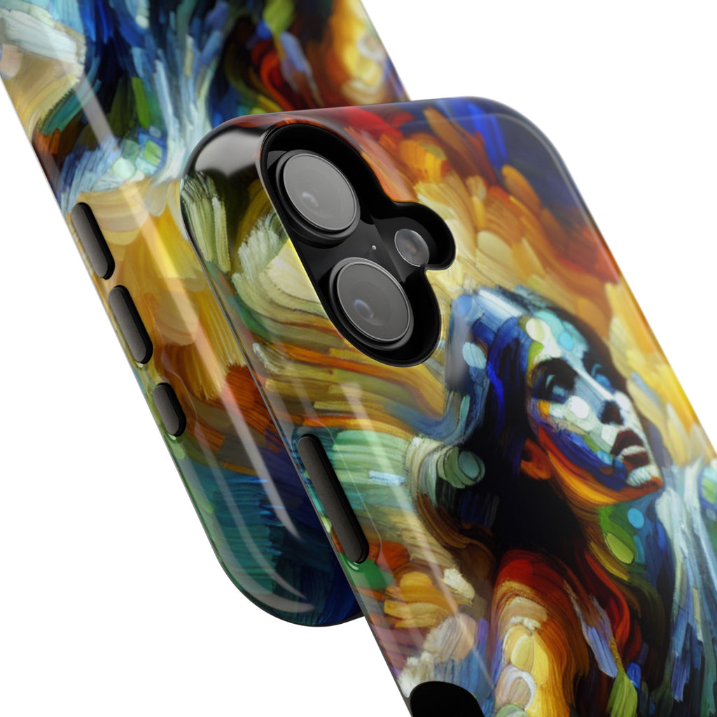 Impact-Resistant Phone Case — Colorful Surreal Mermaid Art