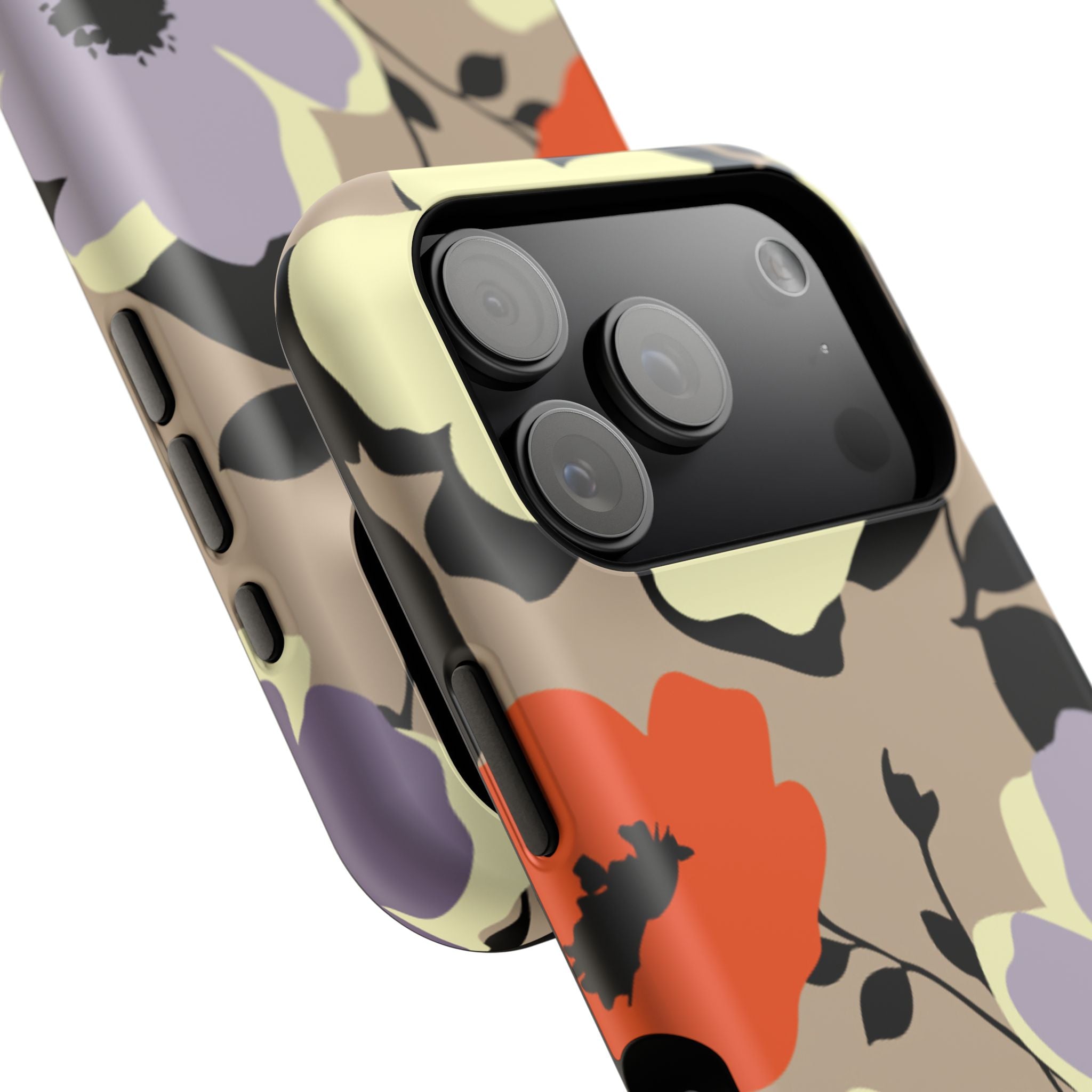 Floral Impact-Resistant Phone Case