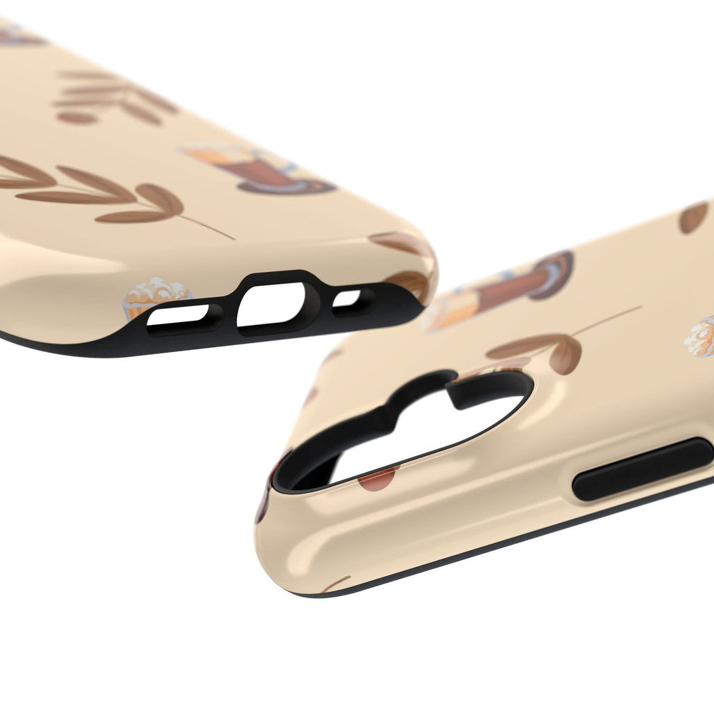 Stylish Coffee Phone Case, Impact-Resistant