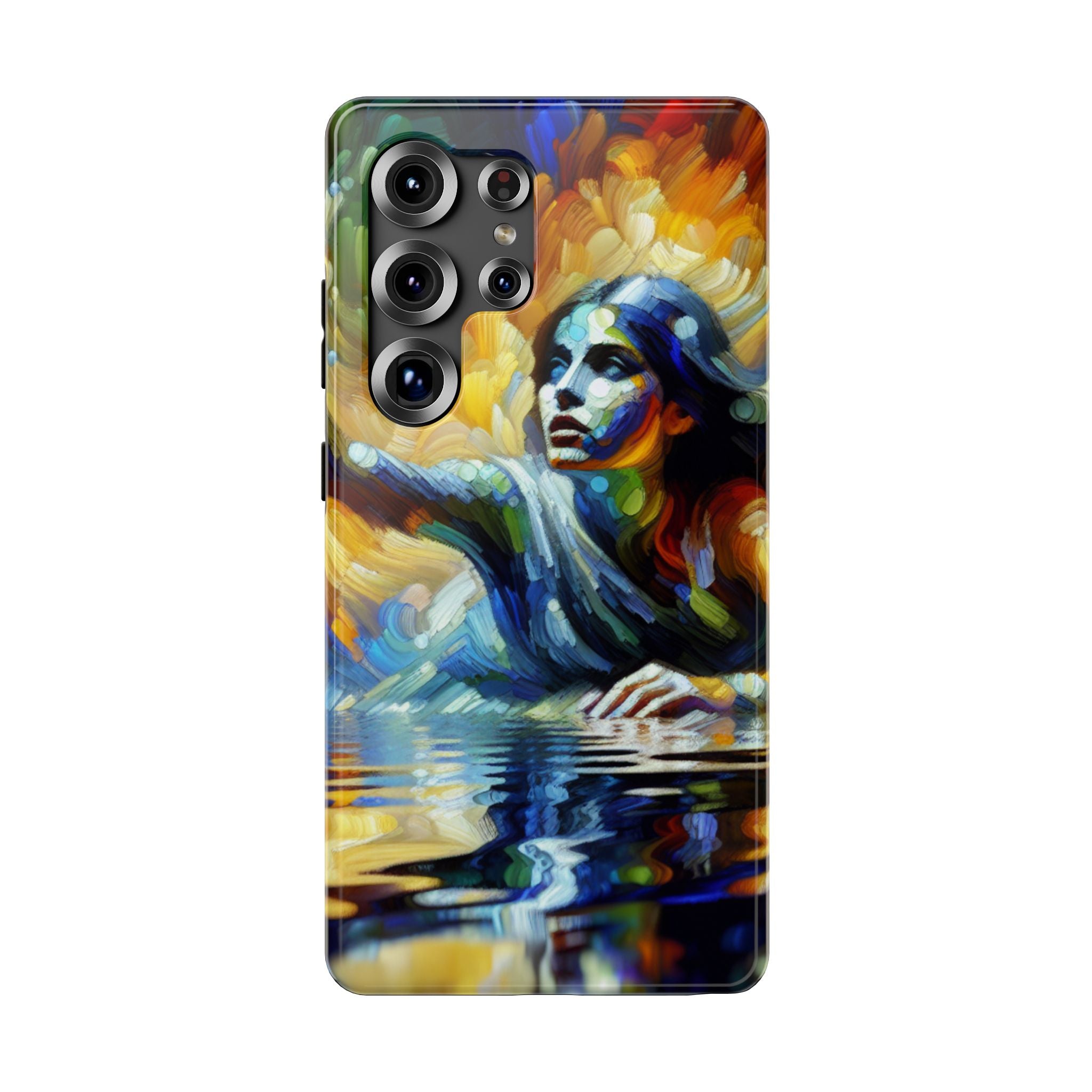 Abstract Woman Impact Resistant Phone Tough Case
