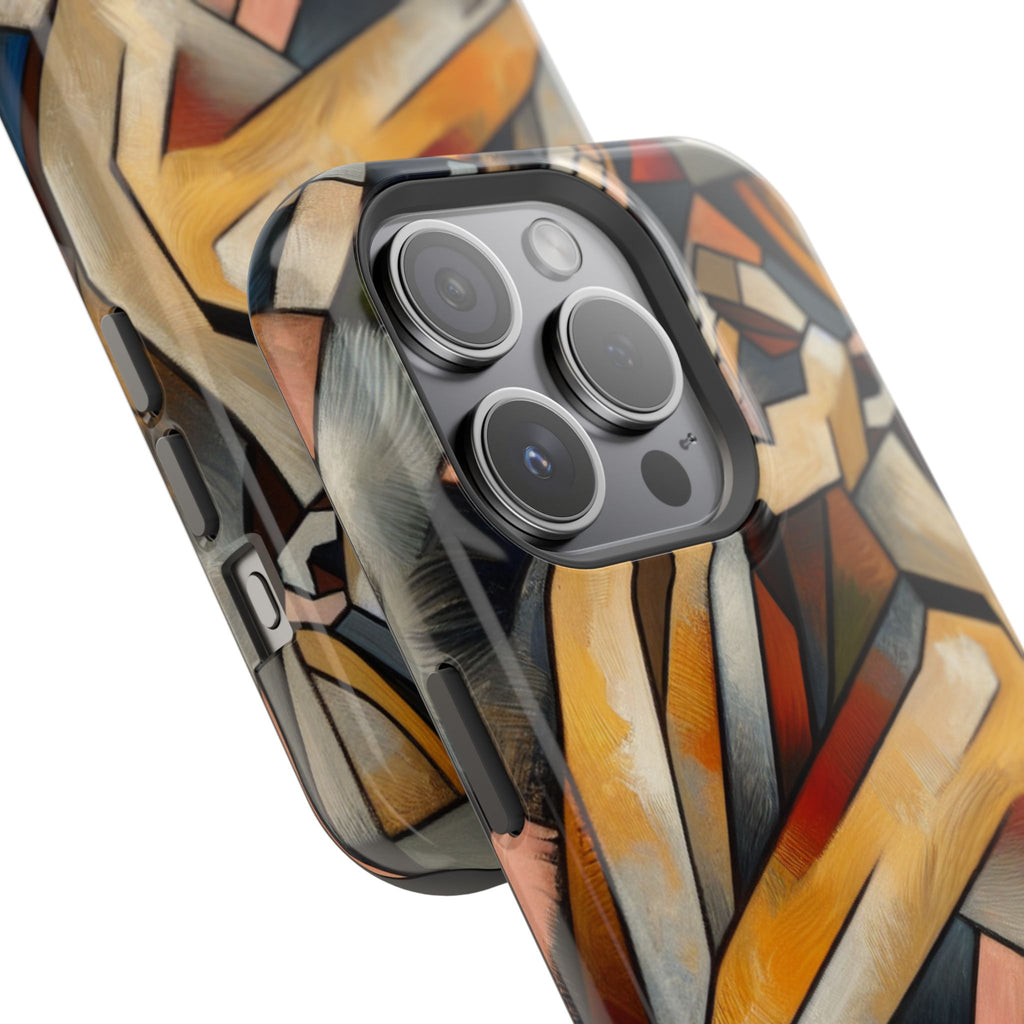 Impact Resistant Phone Case - Woman Abstract Design