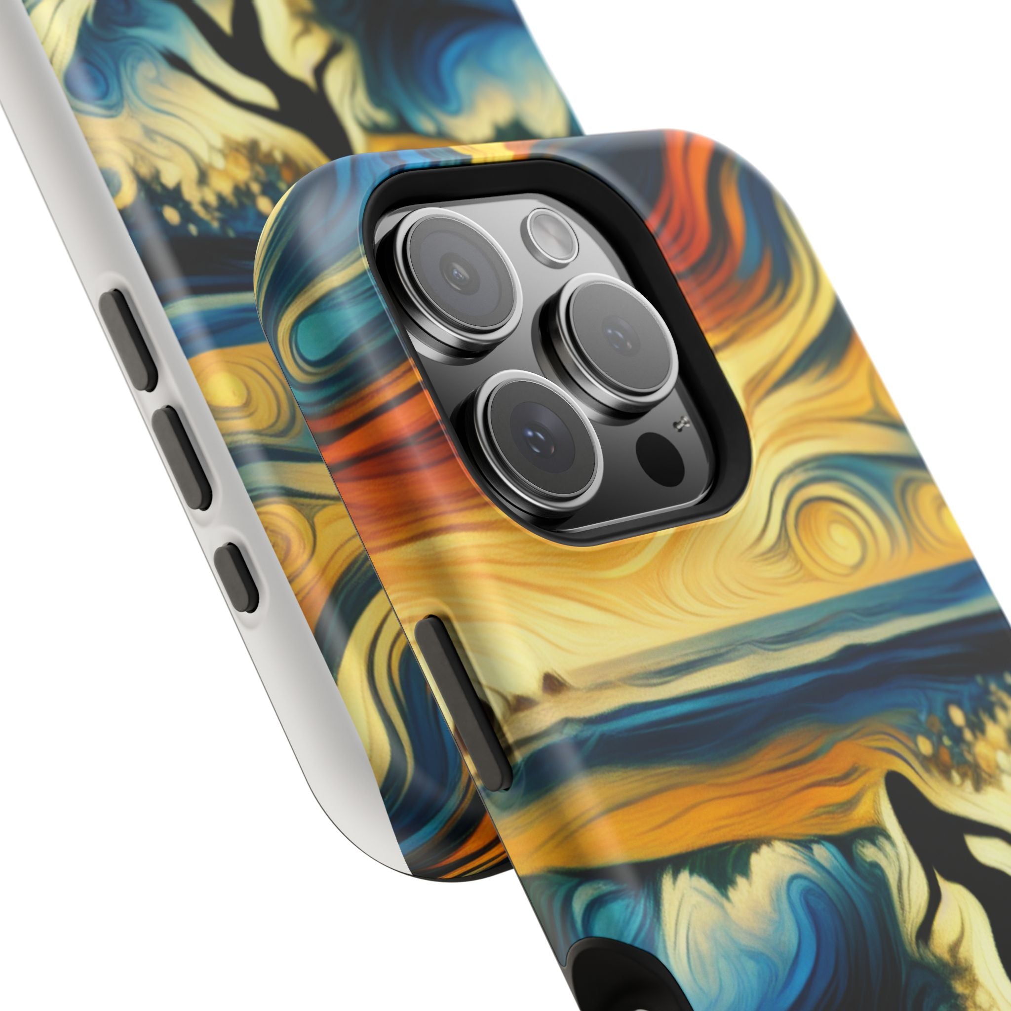 Impact Resistant Phone Case - Surfing Ocean Waves Design, Coastal Decor Gift