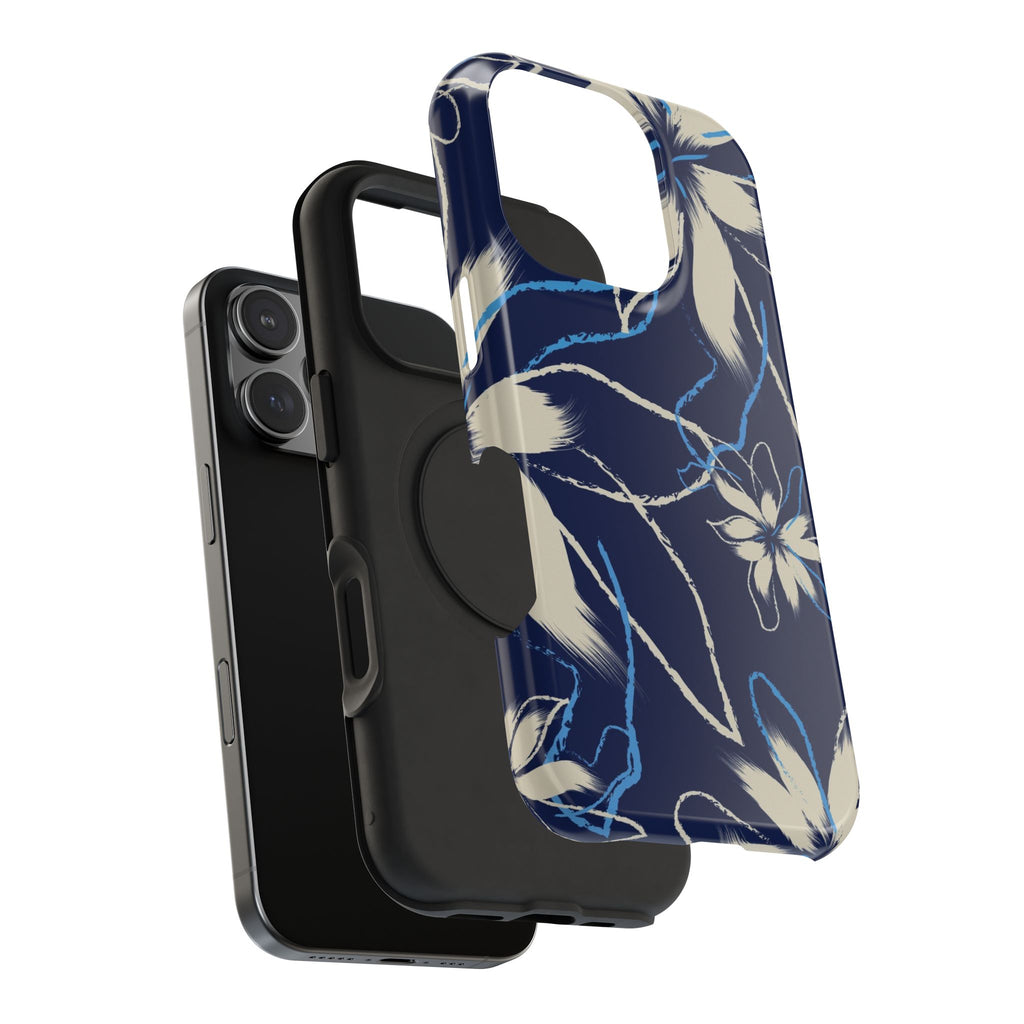 Floral Impact-Resistant Phone Case, Durable