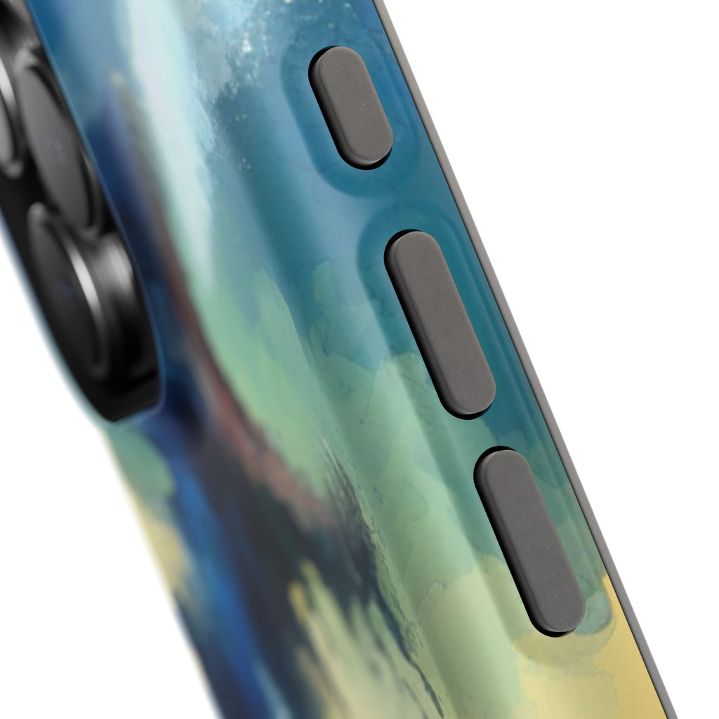 Shark Wave Impact-Resistant Phone Case — Ocean Monster Art Protective Cover