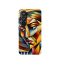 Abstract Cubist Face Phone Case — Impact‑Resistant Artistic iPhone Cover