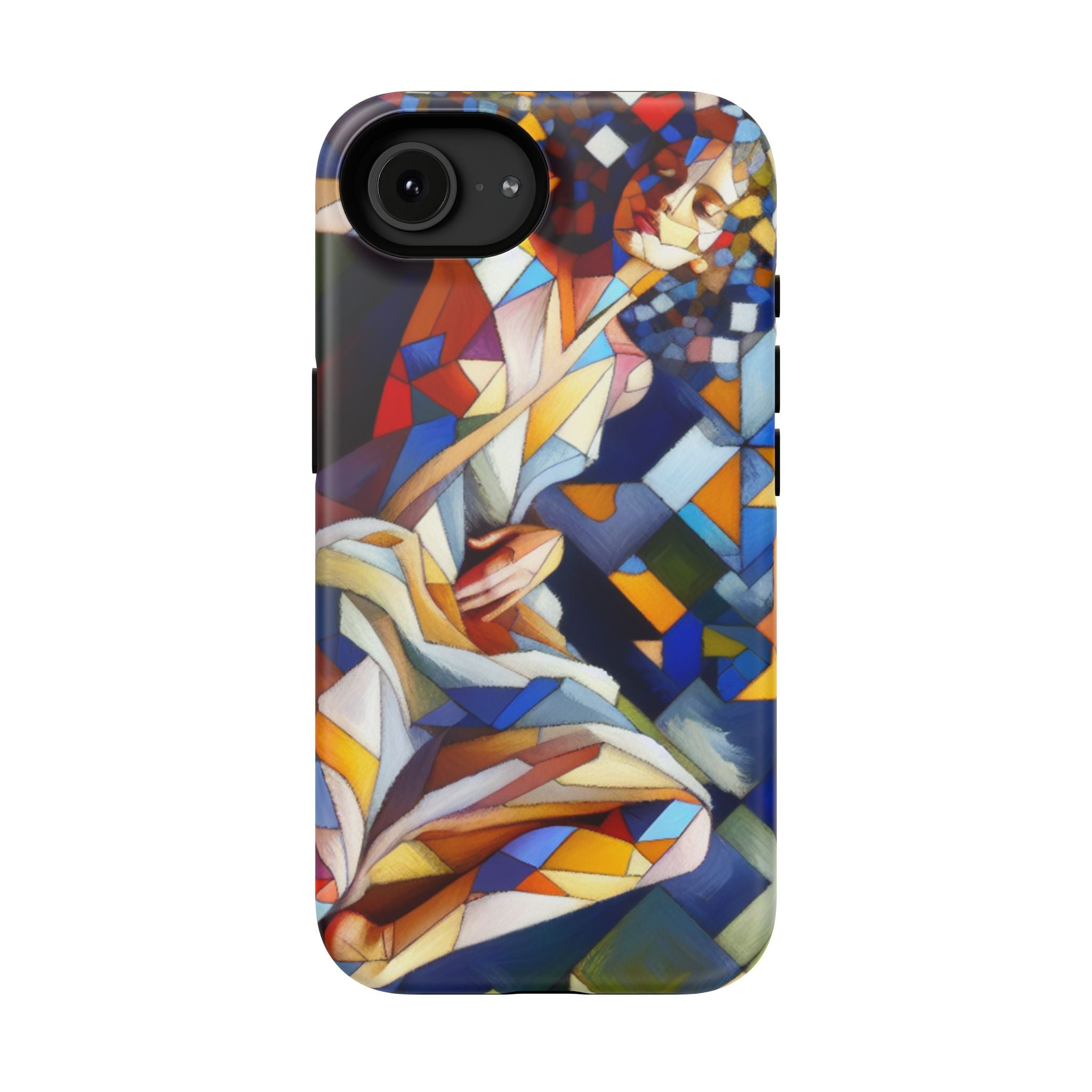 Impact Resistant Phone Case - Beautiful Woman Abstract Design Samsung