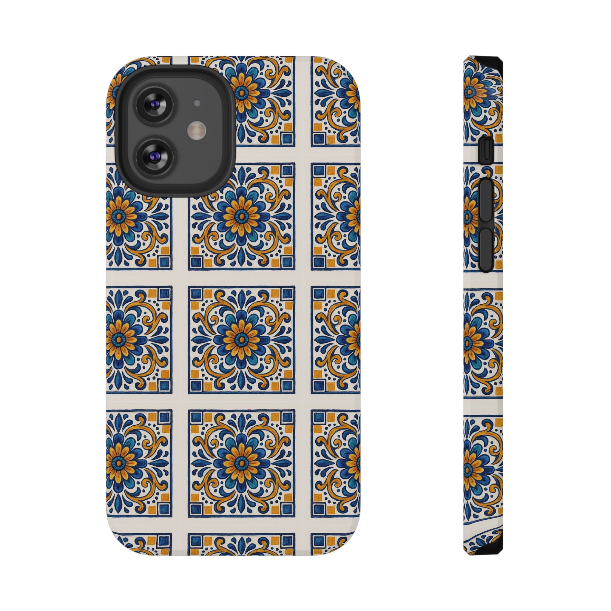 Colorful Floral Phone Case, Durable Impact-Resistant