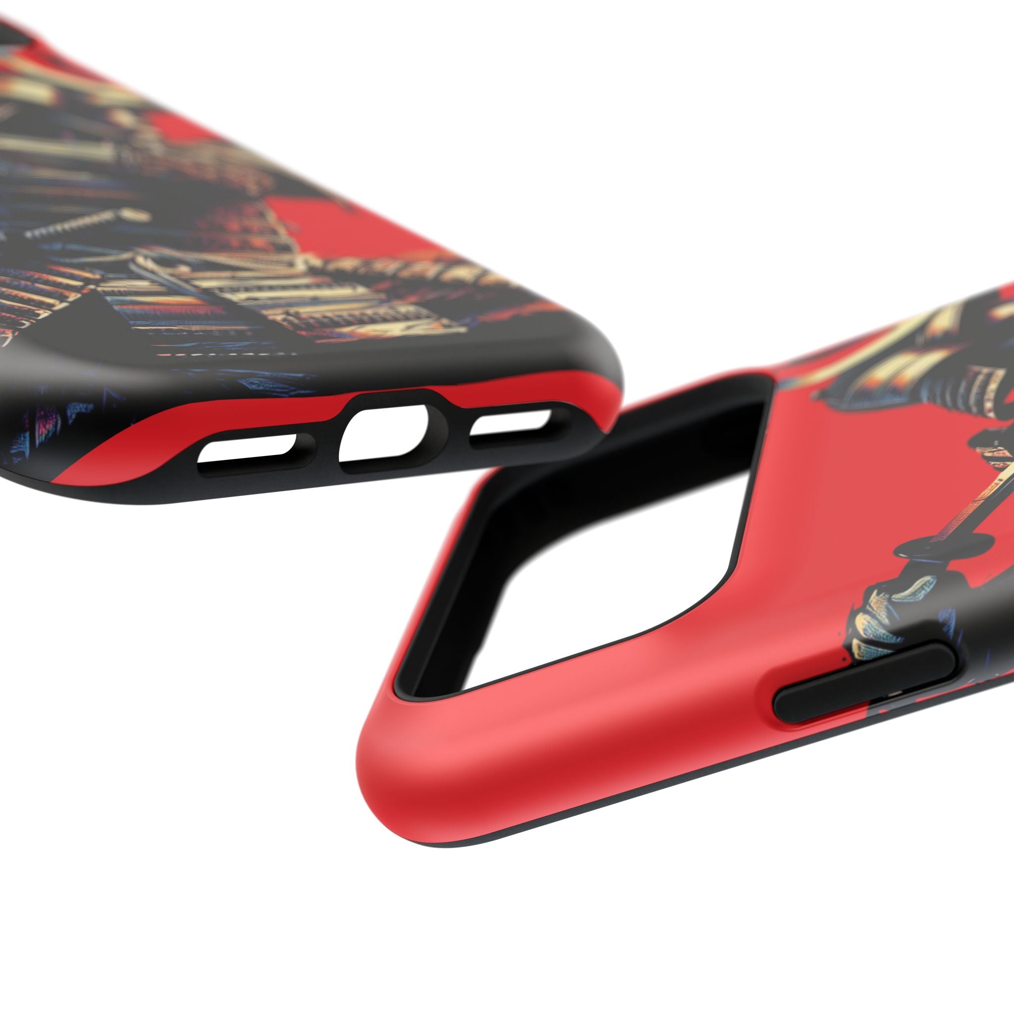 Impact Resistant Phone Case - Samurai Red Warrior