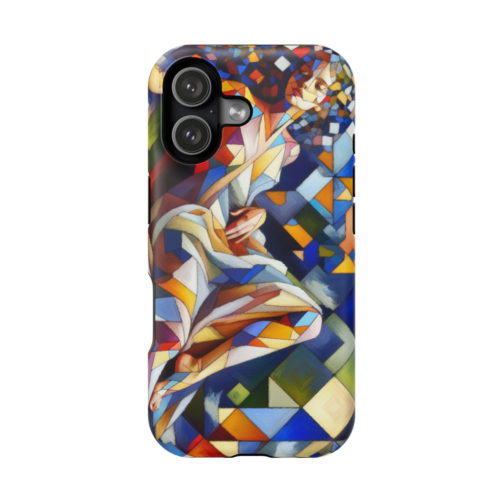 Abstract Stained Glass Dragon Impact Phone Case