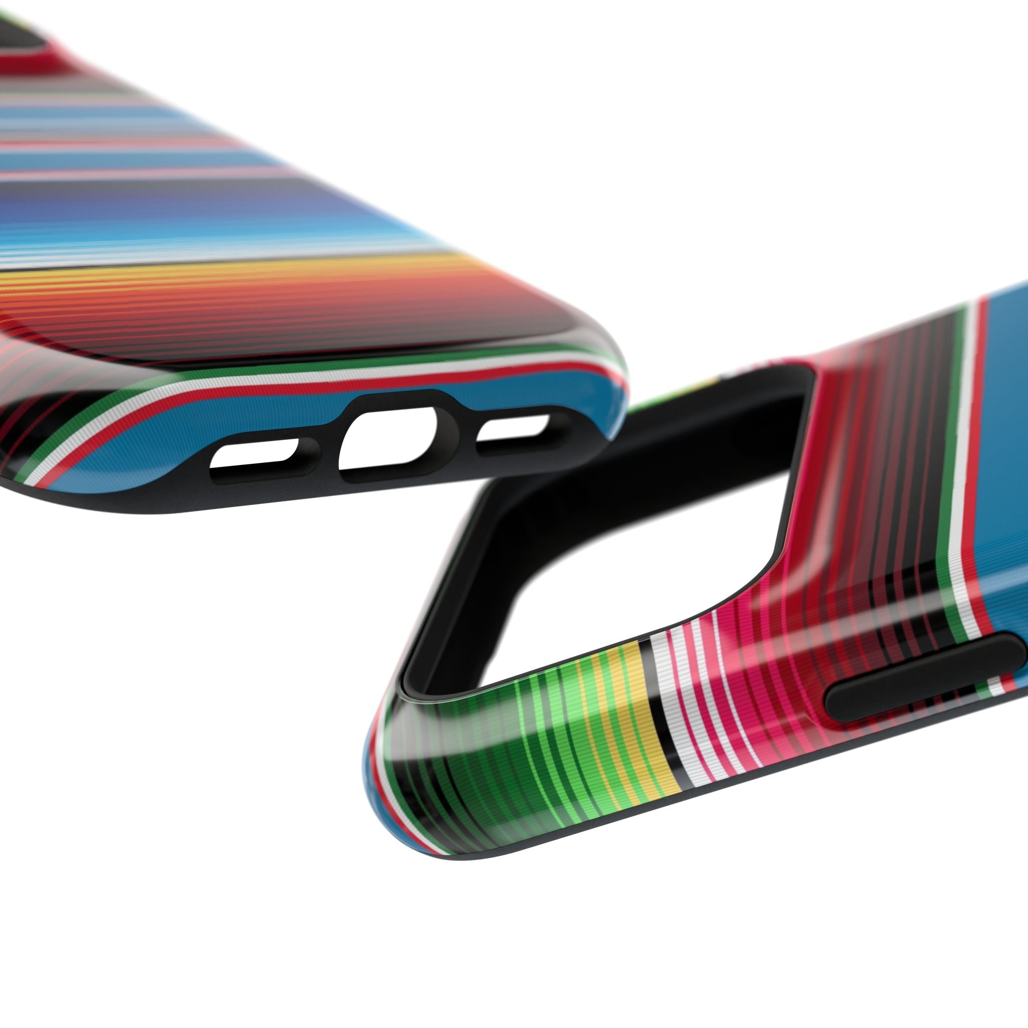 Sarape Striped Phone Case | Impact-Resistant
