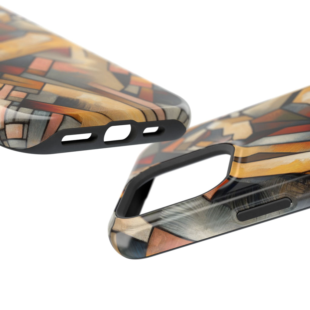 Impact Resistant Phone Case - Woman Abstract Design