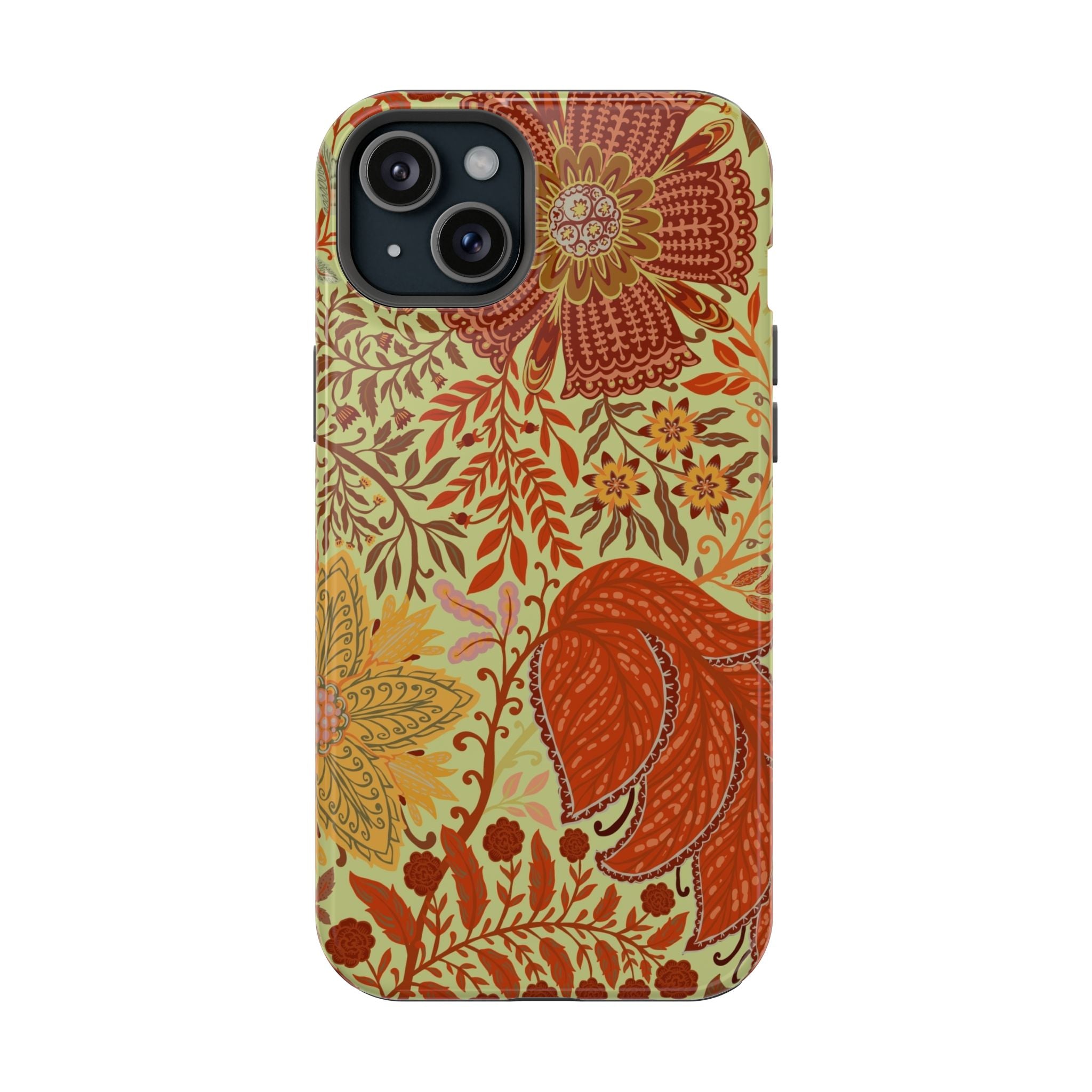 Floral Paisley Magnetic Impact-Resistant Phone Case